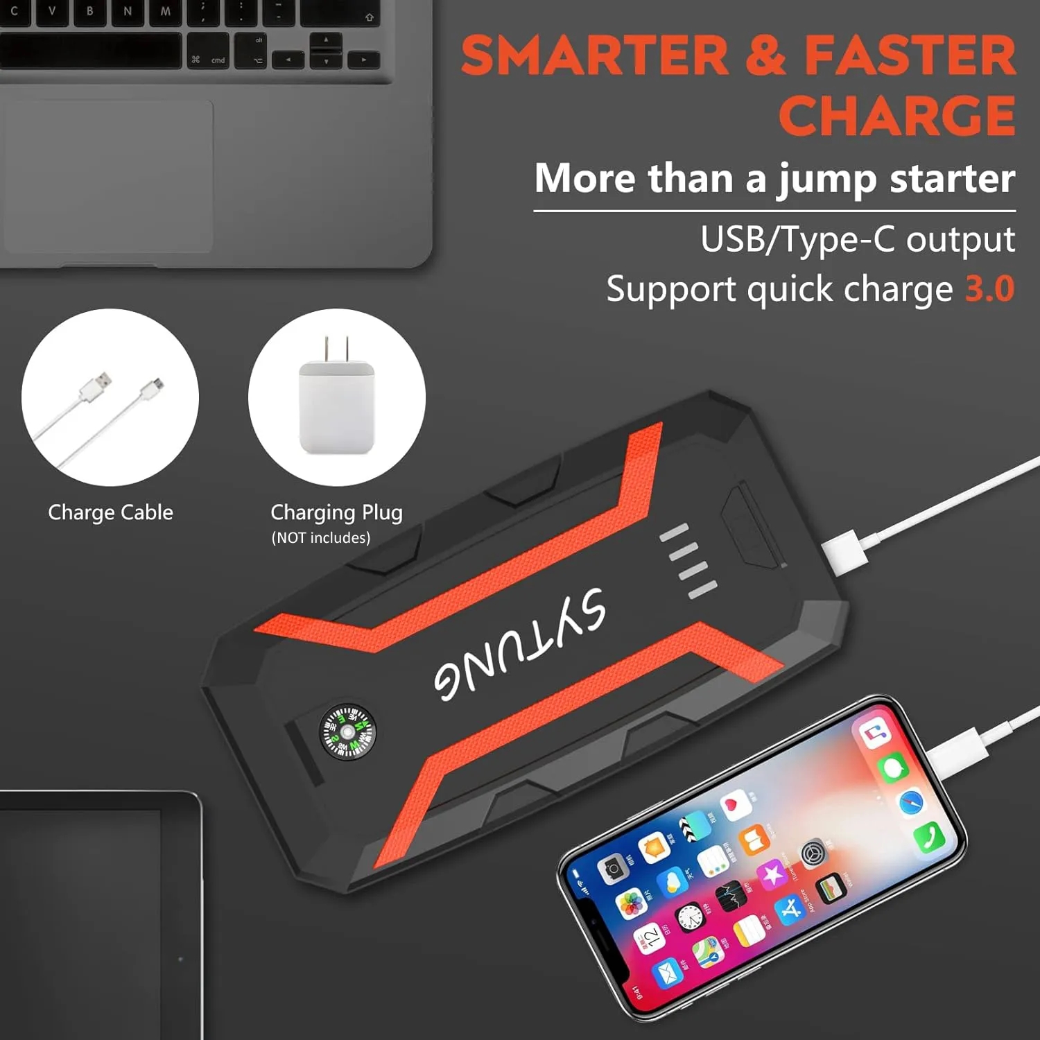 Hot Selling Multi-Function Car Emergency Booster Battery 8