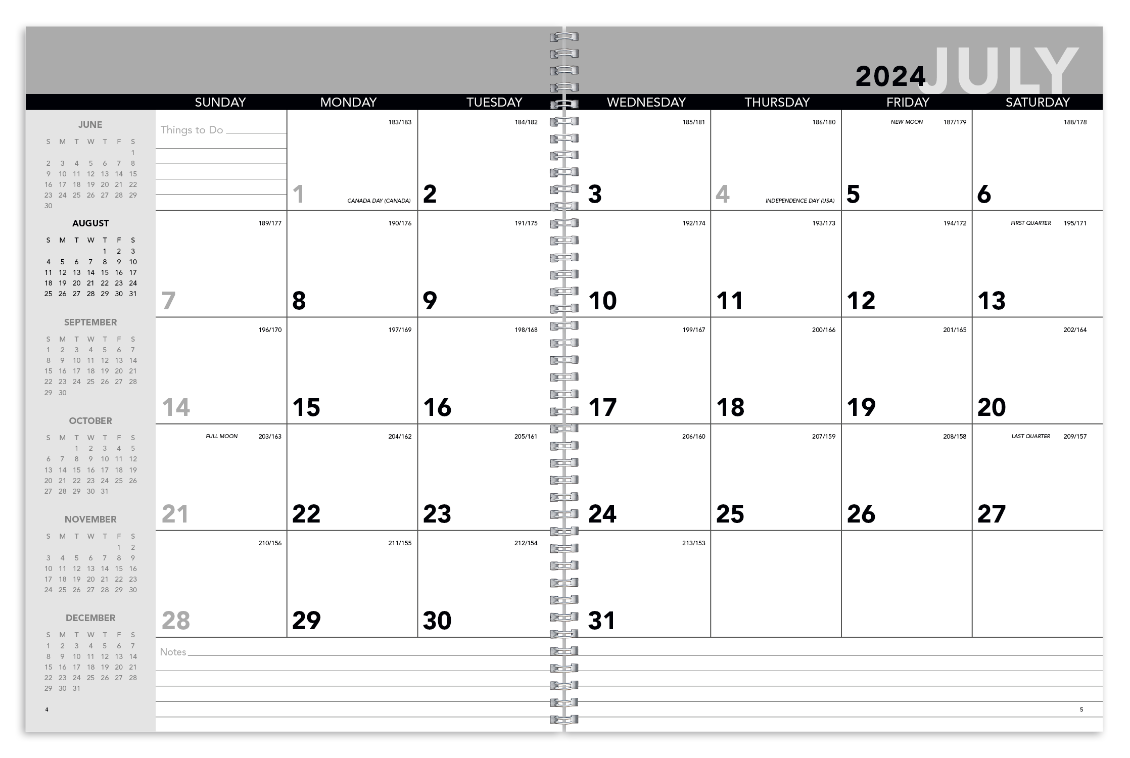 Triumph® Calendars Academic Year Desk Planner with Custom Cover 8