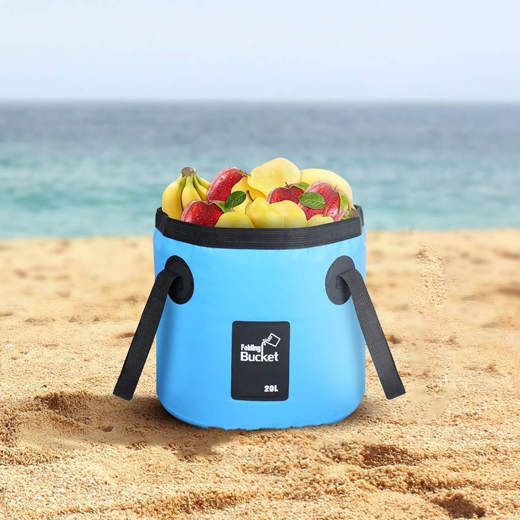 5 Gallon Collapsible Bucket With Handle Water Container 15
