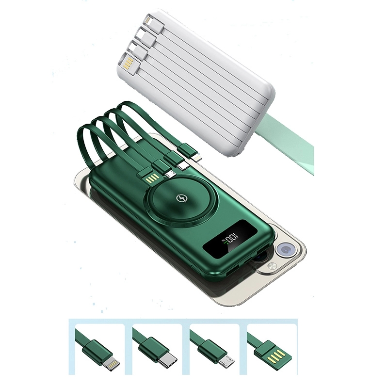 Portable Charger Power Bank With Built In Cables 3