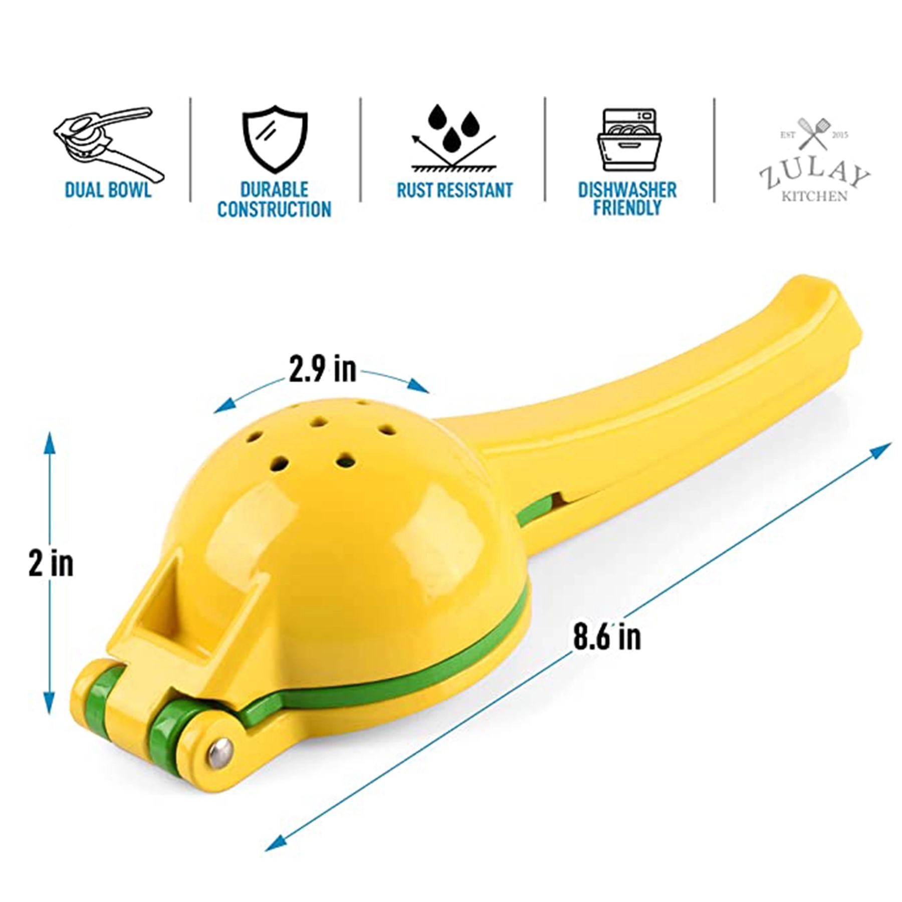 Metal 2-In-1 Lemon Lime Squeezer 3