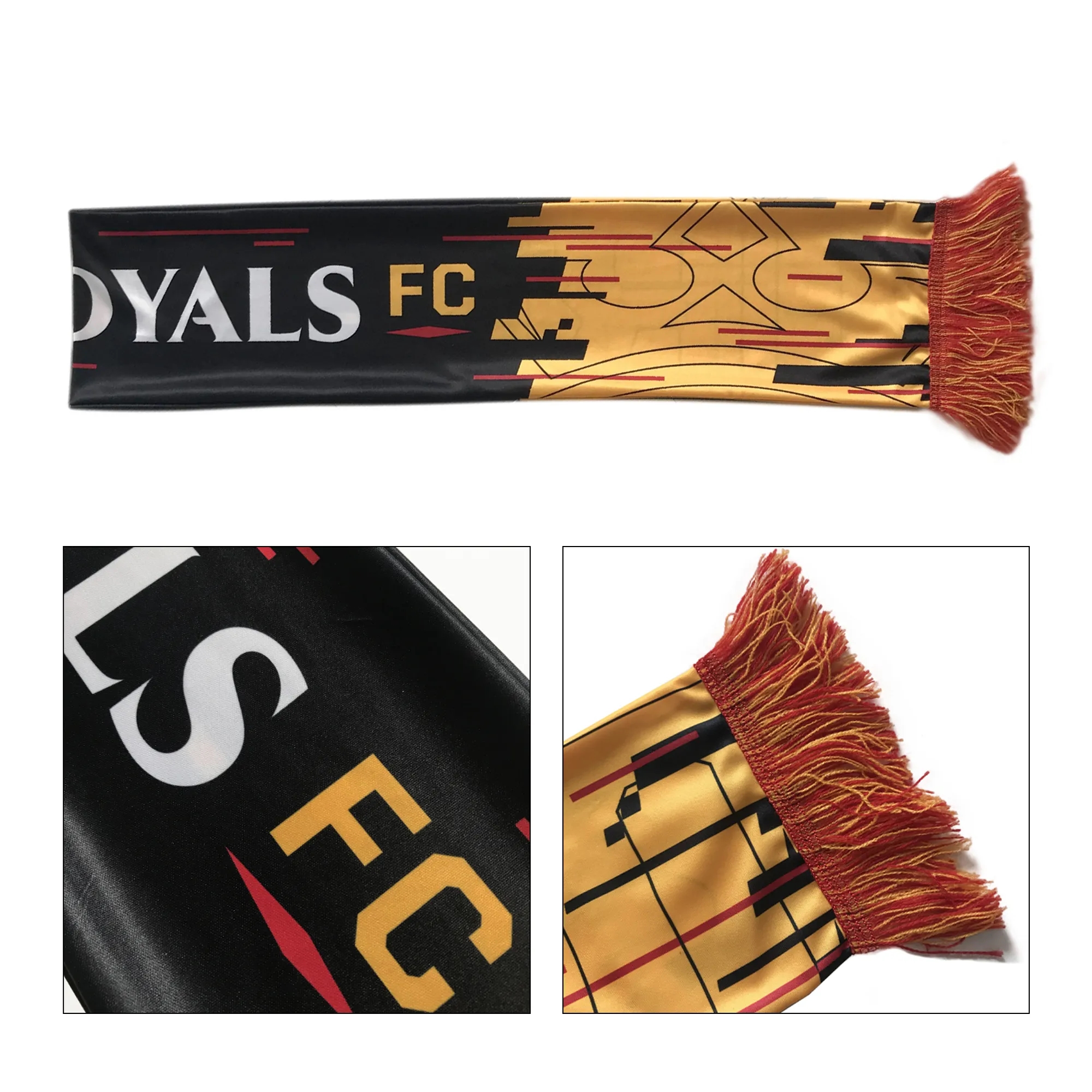 Sublimation Stadium Scarf with Tassels 2