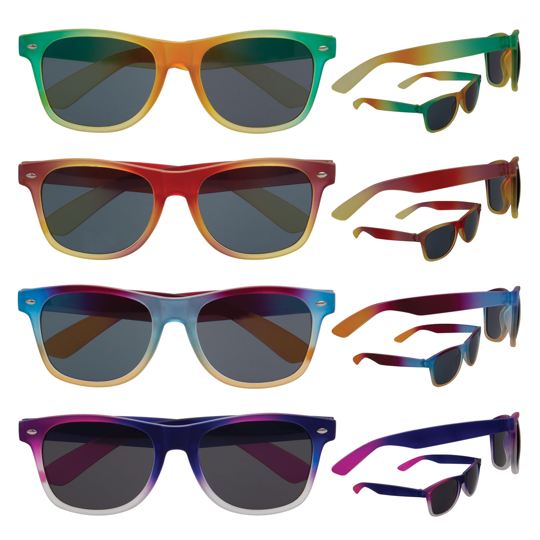 Soft Feel Color Blend Sunglasses 2