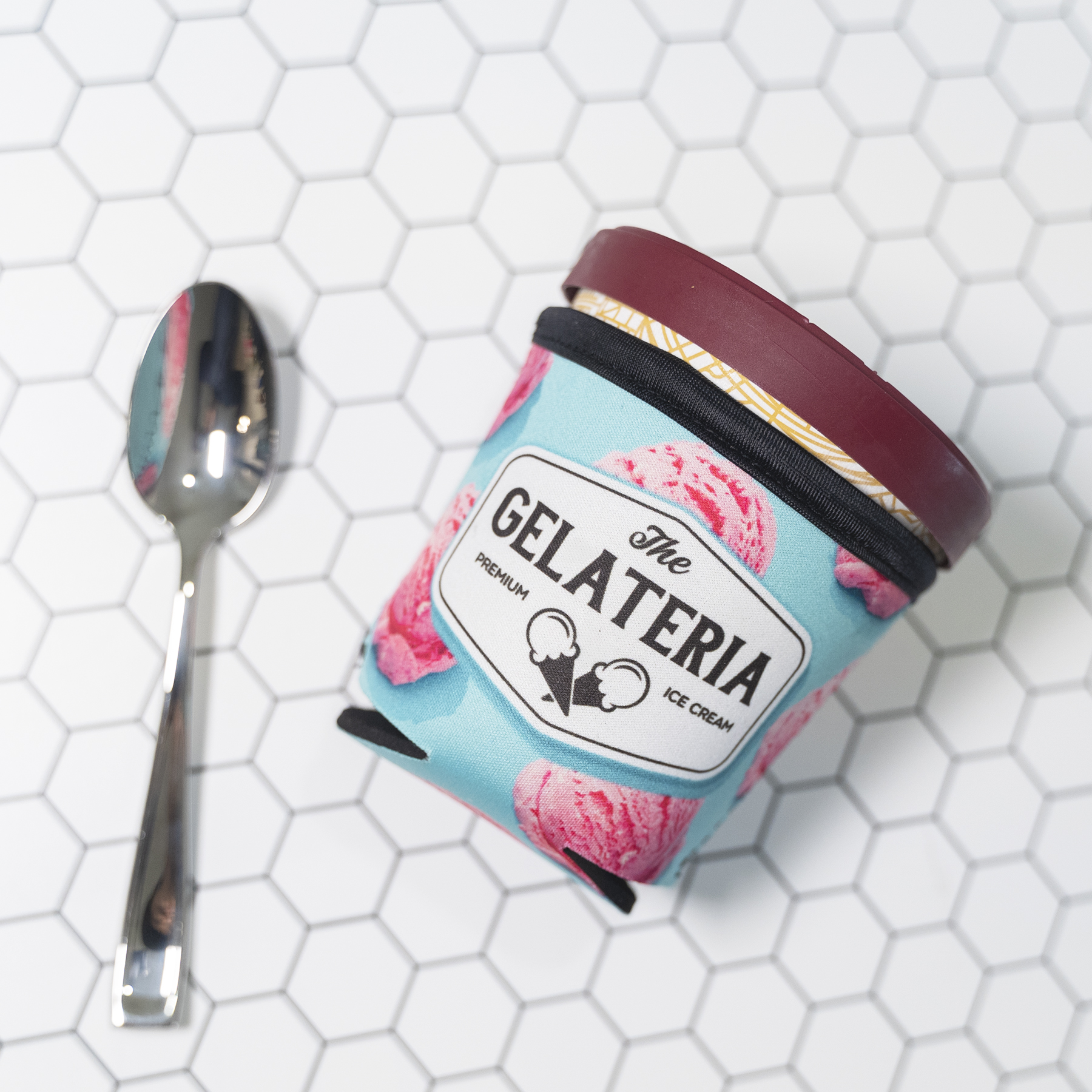Full Color Ice Cream Pint Cooler