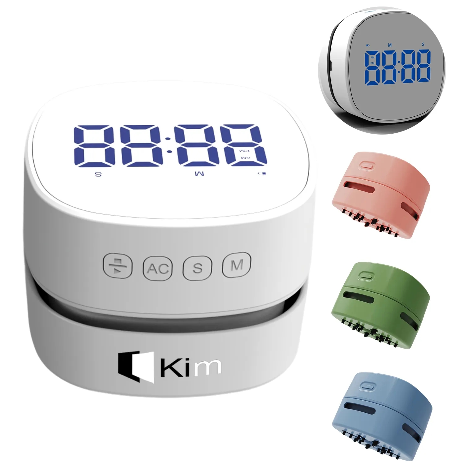 Desktop Vacuum Cleaner With Lcd Display And Count-Up Timer 1