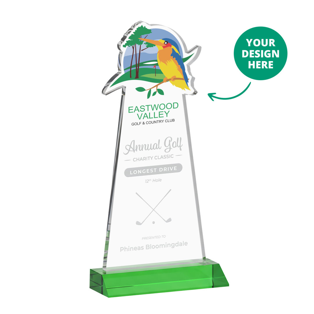 EdgeCraft Award on Mitered Base - Green (via Air)