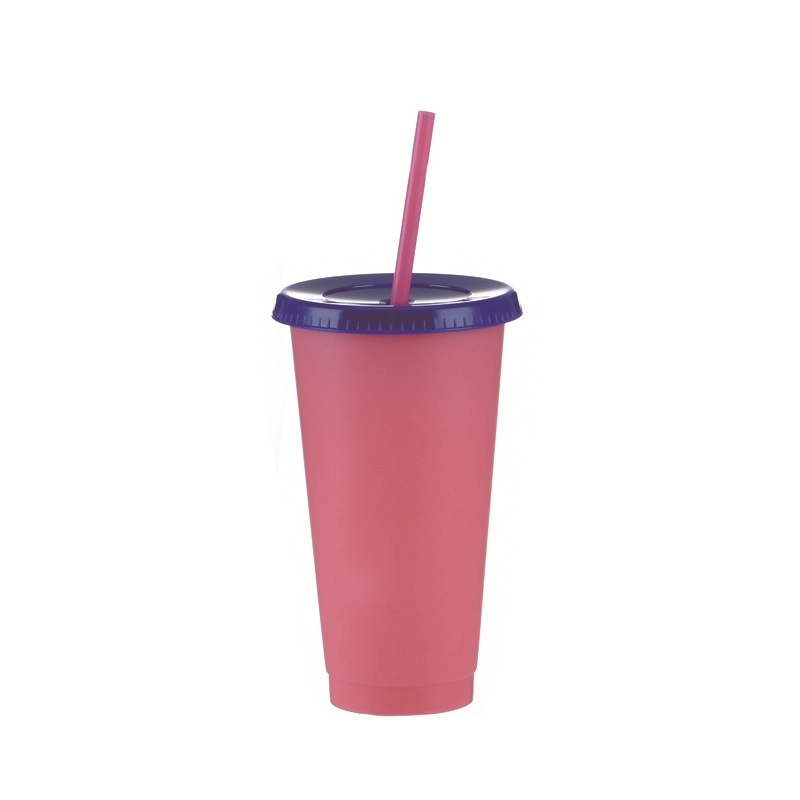 24 oz. Color Changing Cup w/ Lid & Straw 3