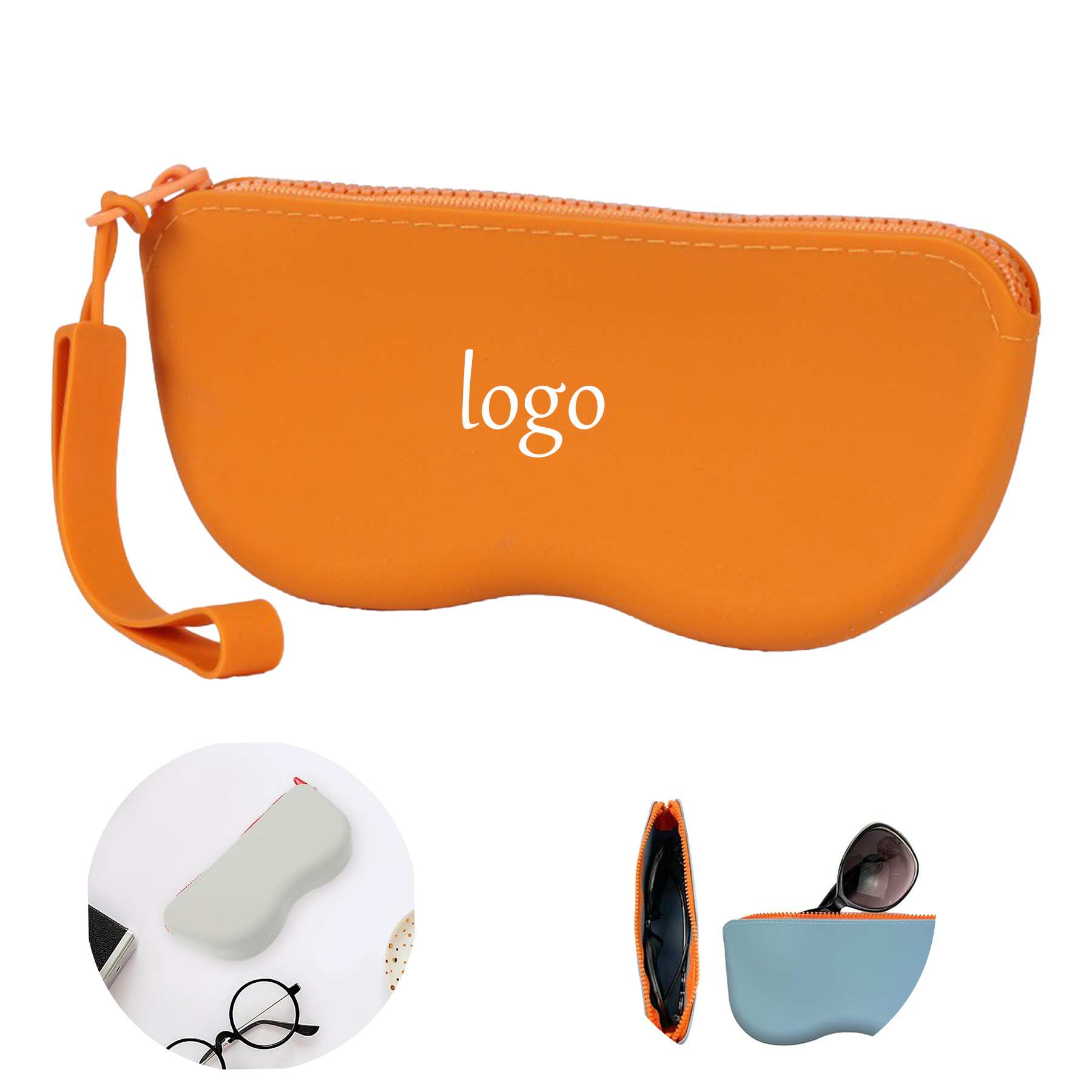 Silicone Zipper Eyeglass Case 6