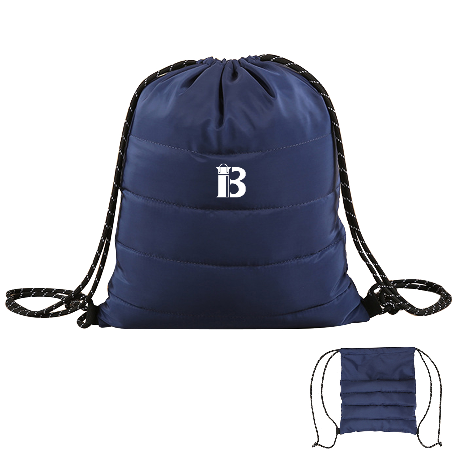 Polyester Portable Drawstring Cuff Sports Storage Bag 1
