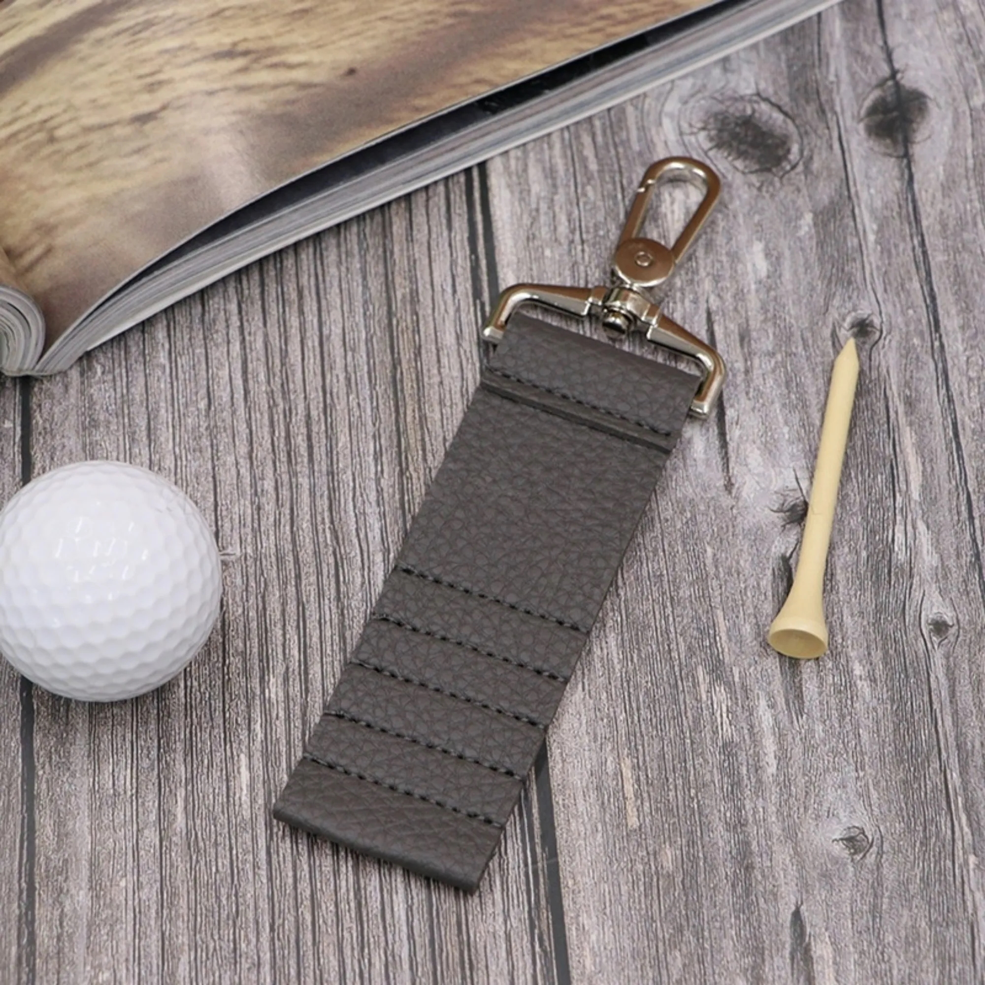 Personalized Leather Golf Tee Holder 5