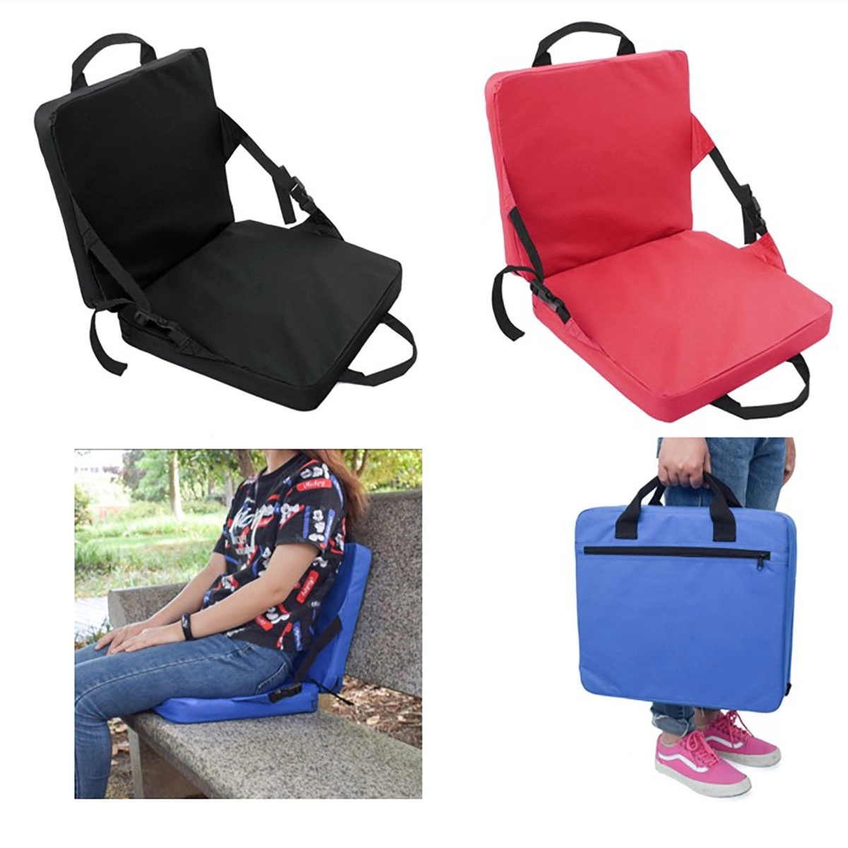 Portable Stadium Seat Cushion Chair Thick 2