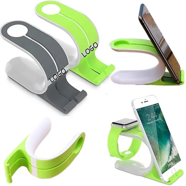 2 in 1 Silicone Phone Stand Holder For Smart Watch 2