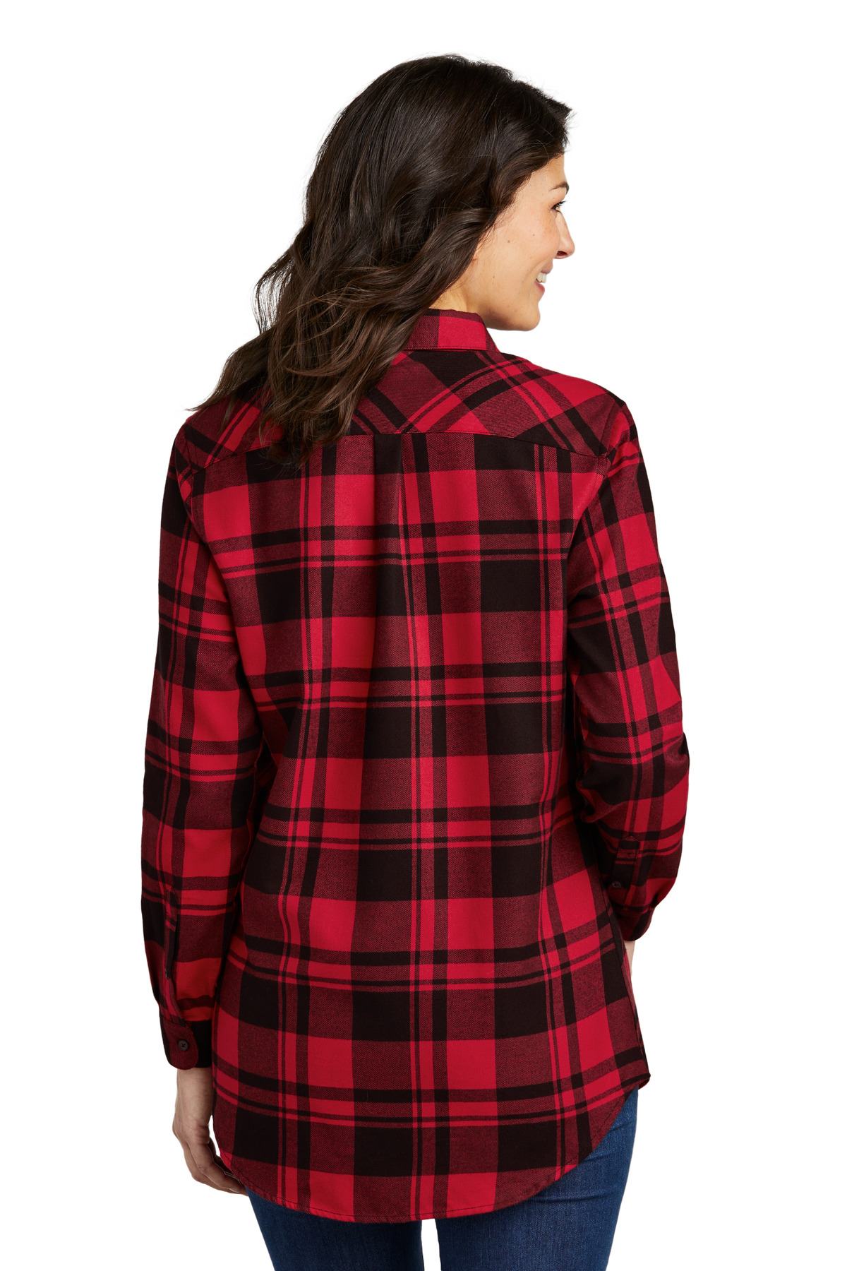 Women's Plaid Flannel Tunic
