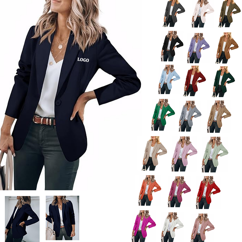 Womens Casual Open Front Blazer 38