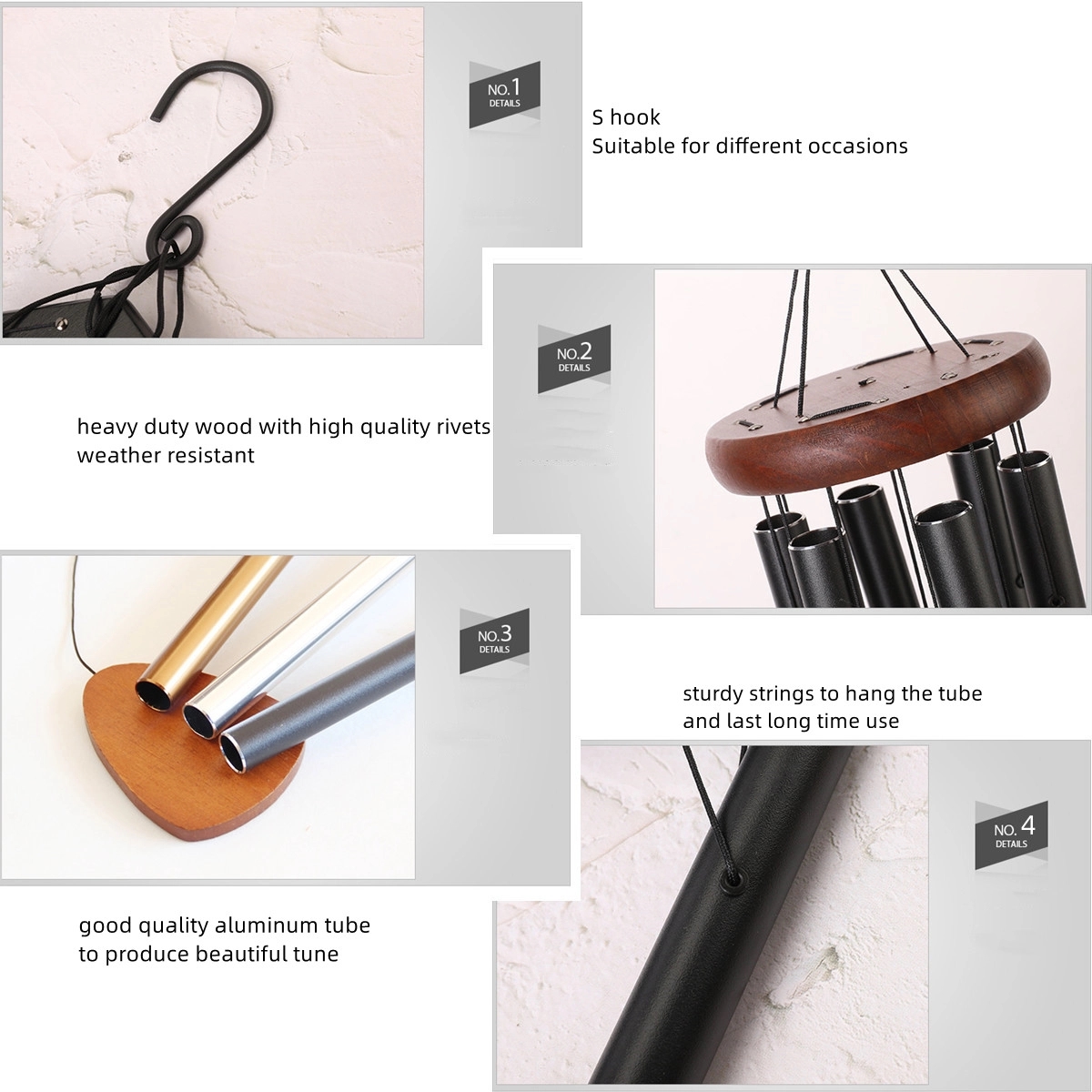 Premium 6 Tube Wind Chime 3