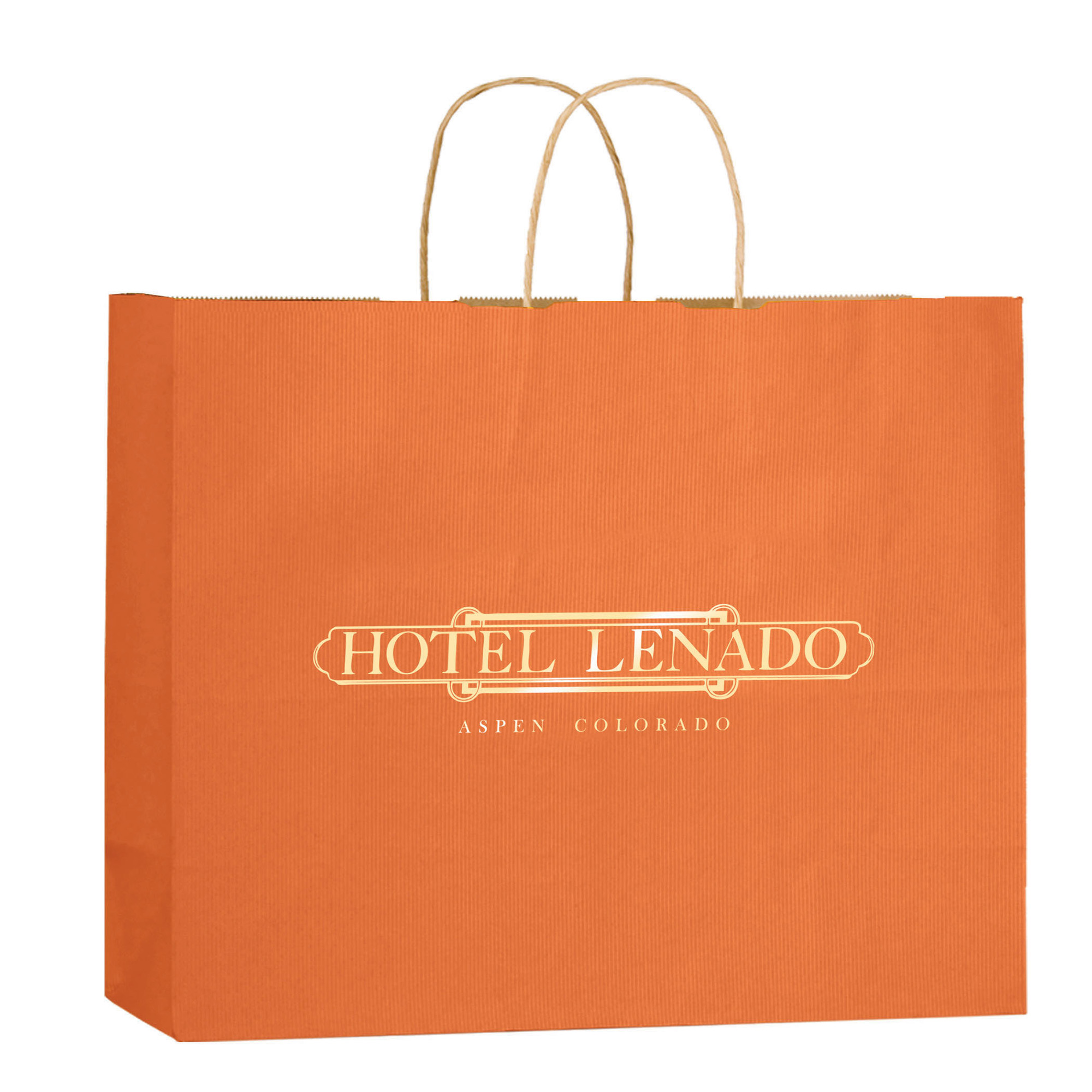 Matte Color Paper Shopper with Twisted Paper Handles 16