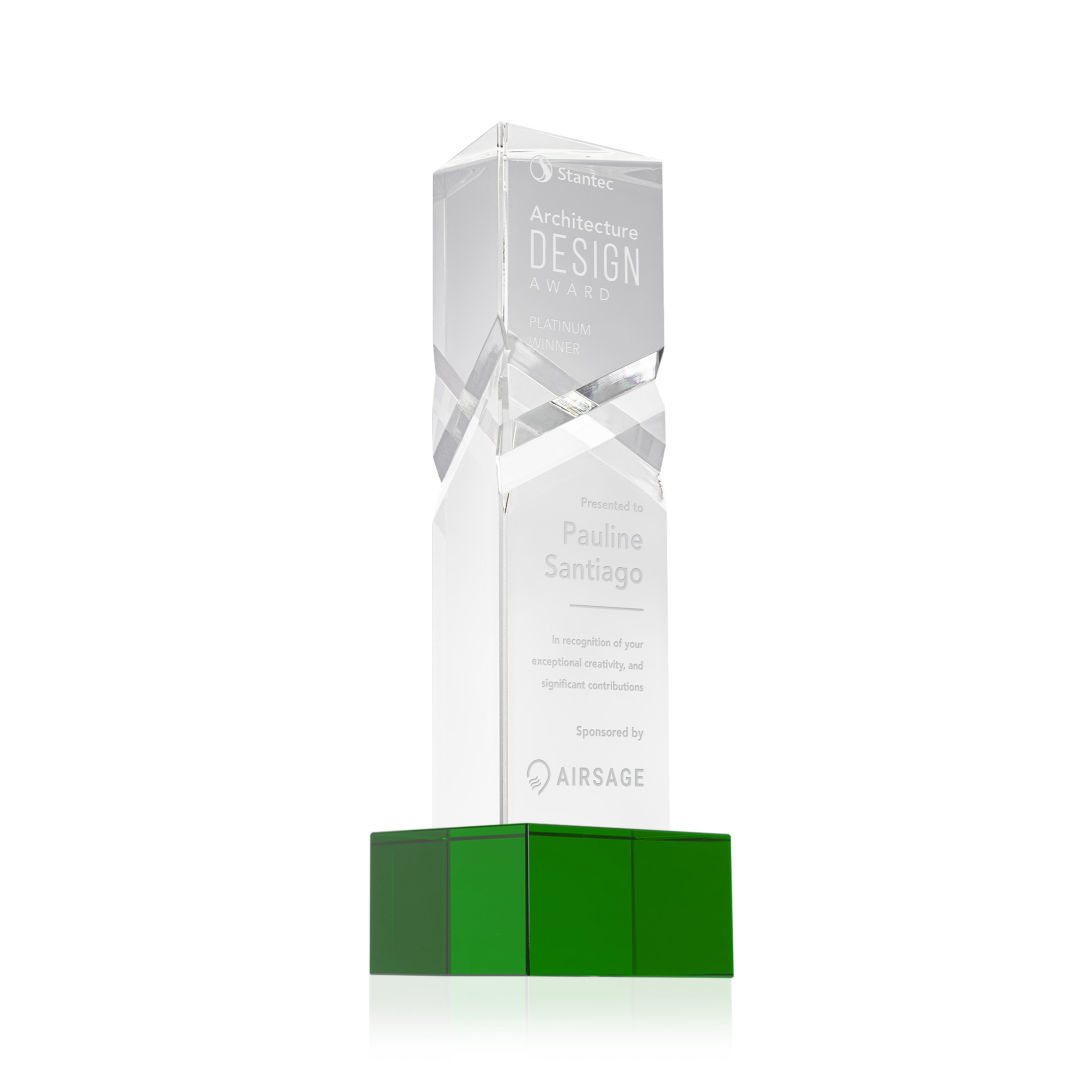 Oakham Award on Hancock Base - Green 3