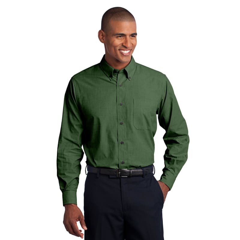 Port Authority Crosshatch Easy Care Shirt. 16