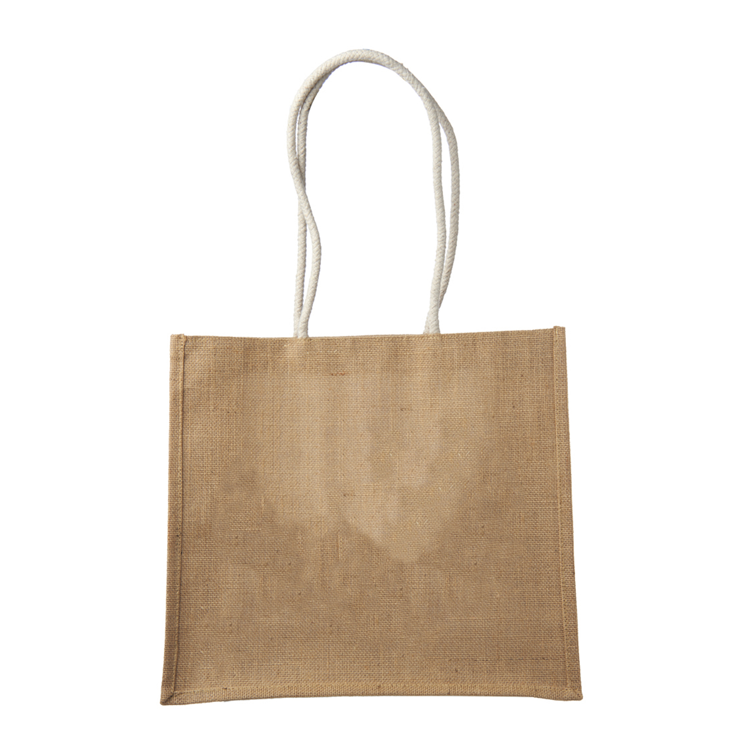 Jute Tote Bag with Rope Handle, custom tote bag with logo imprint 4
