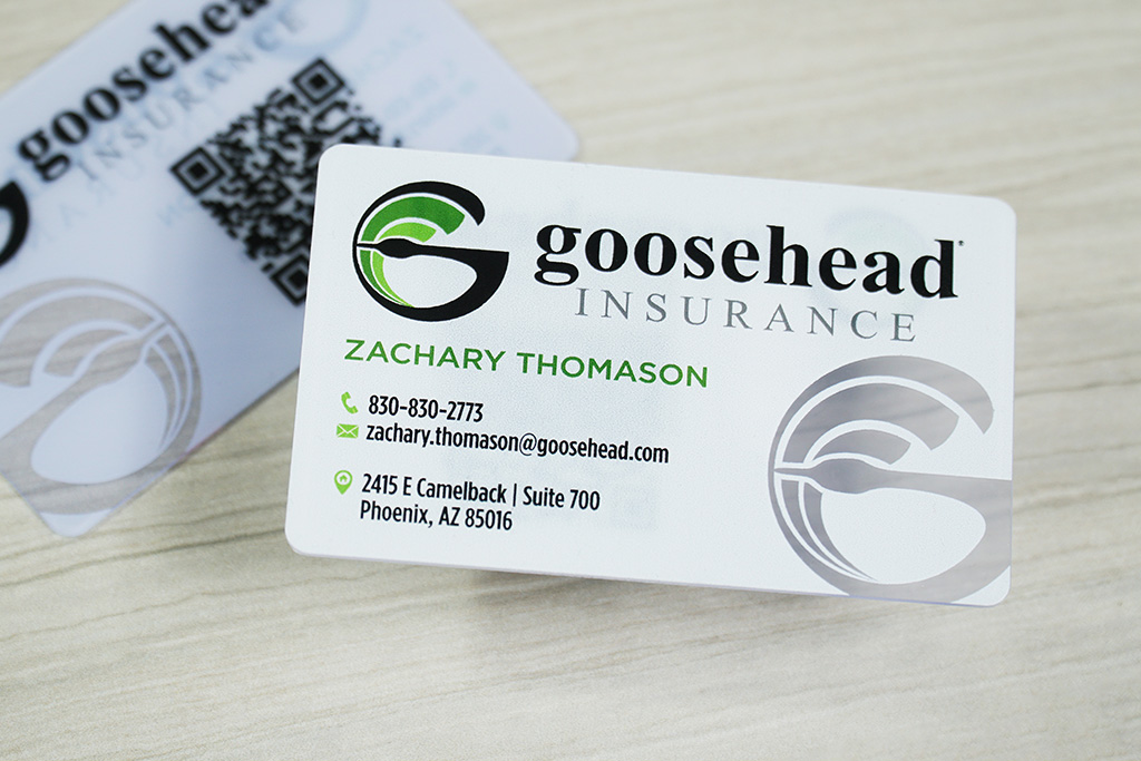 Quick Clear Plastic Business Cards 15