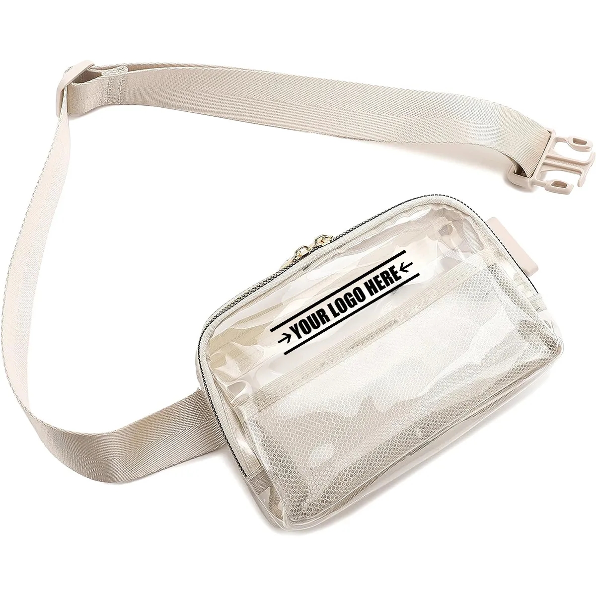 Stadium Approved Adjustable Strap Clear Belt Bag 2