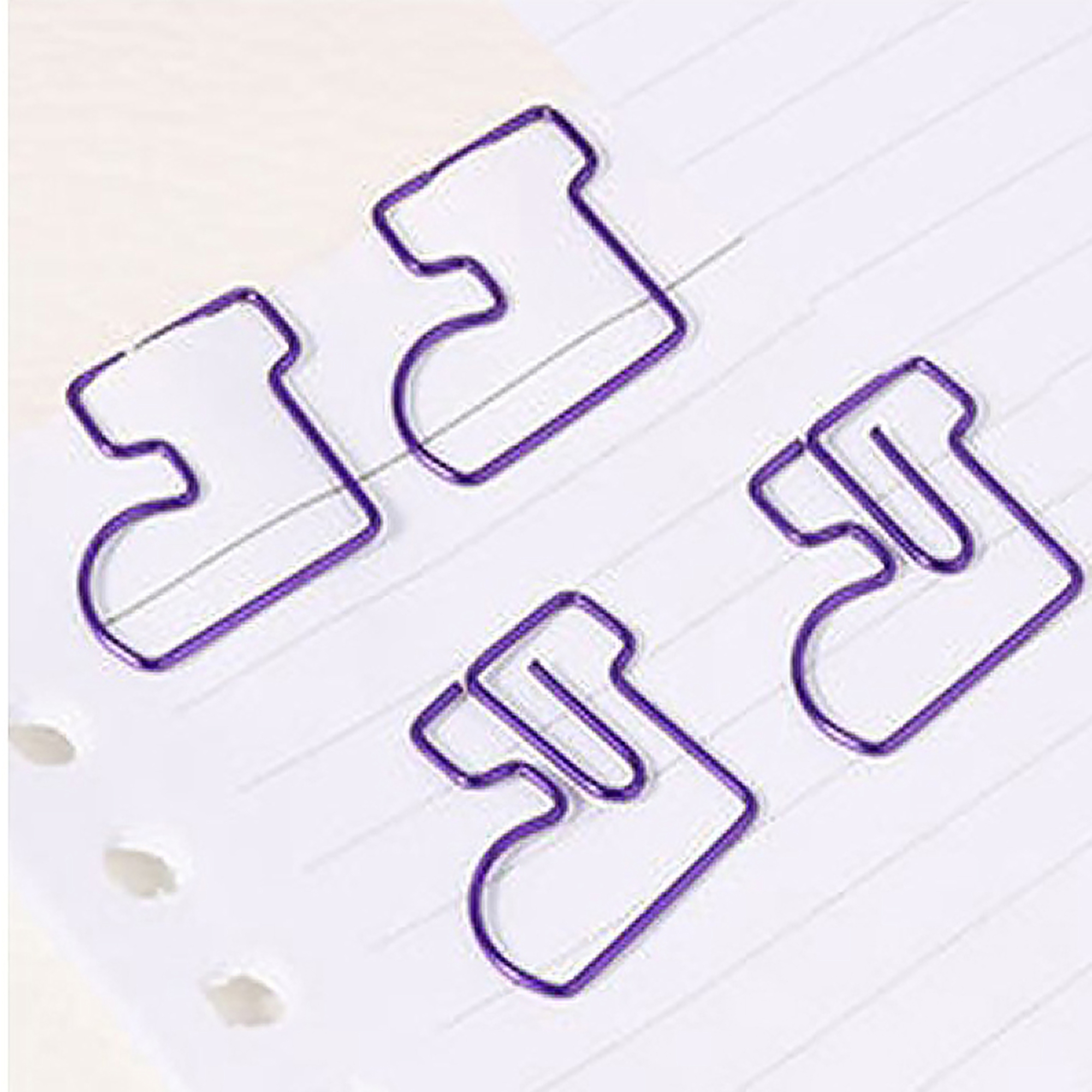 Sock Shaped Paper Clips w/Tin Container 2