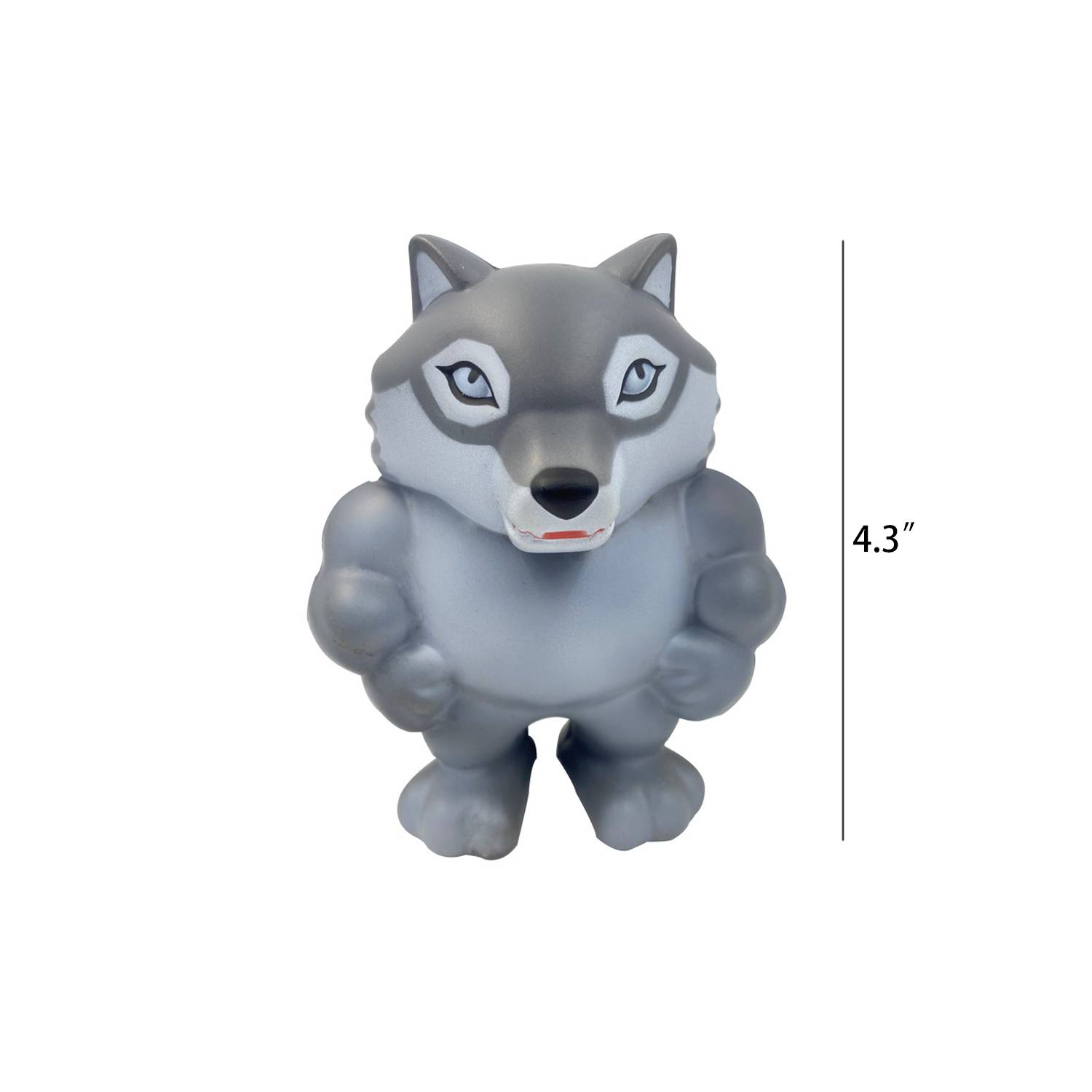 PU Wolf Mascot Stress Reliever Toy 6