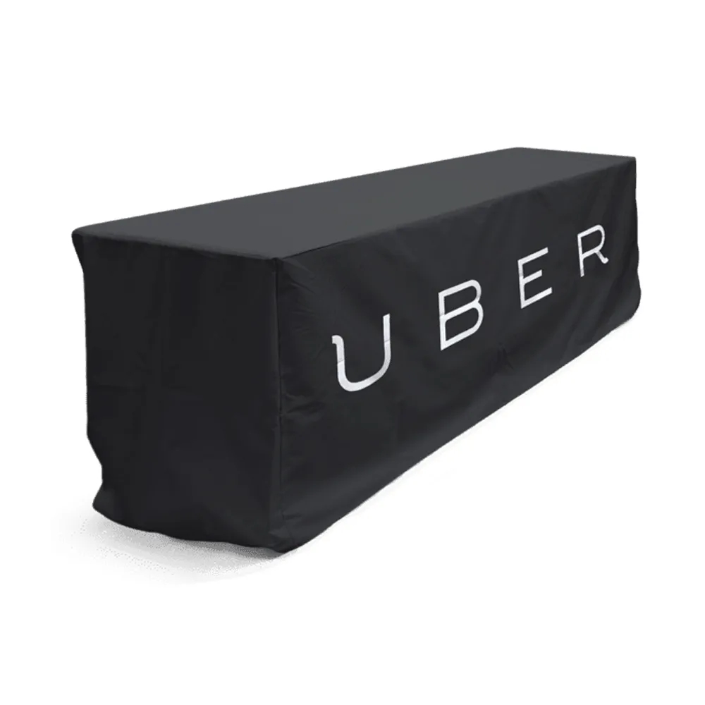 8' Premium Table Cover w/One Color Logo (96"x30"x29") 5