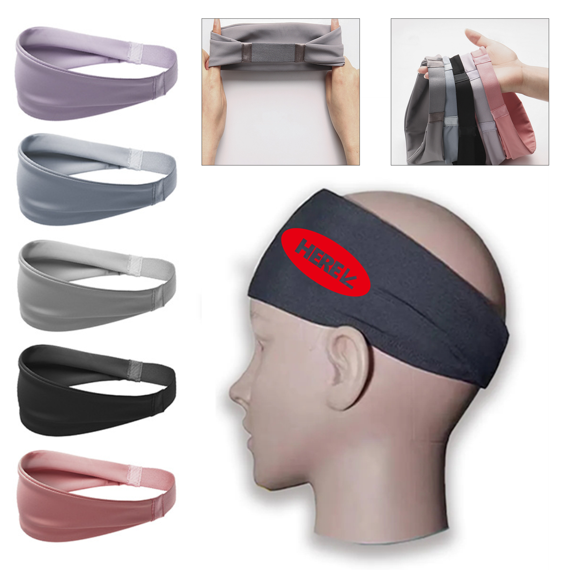 Moisture Wicking Headbands for Sports 2