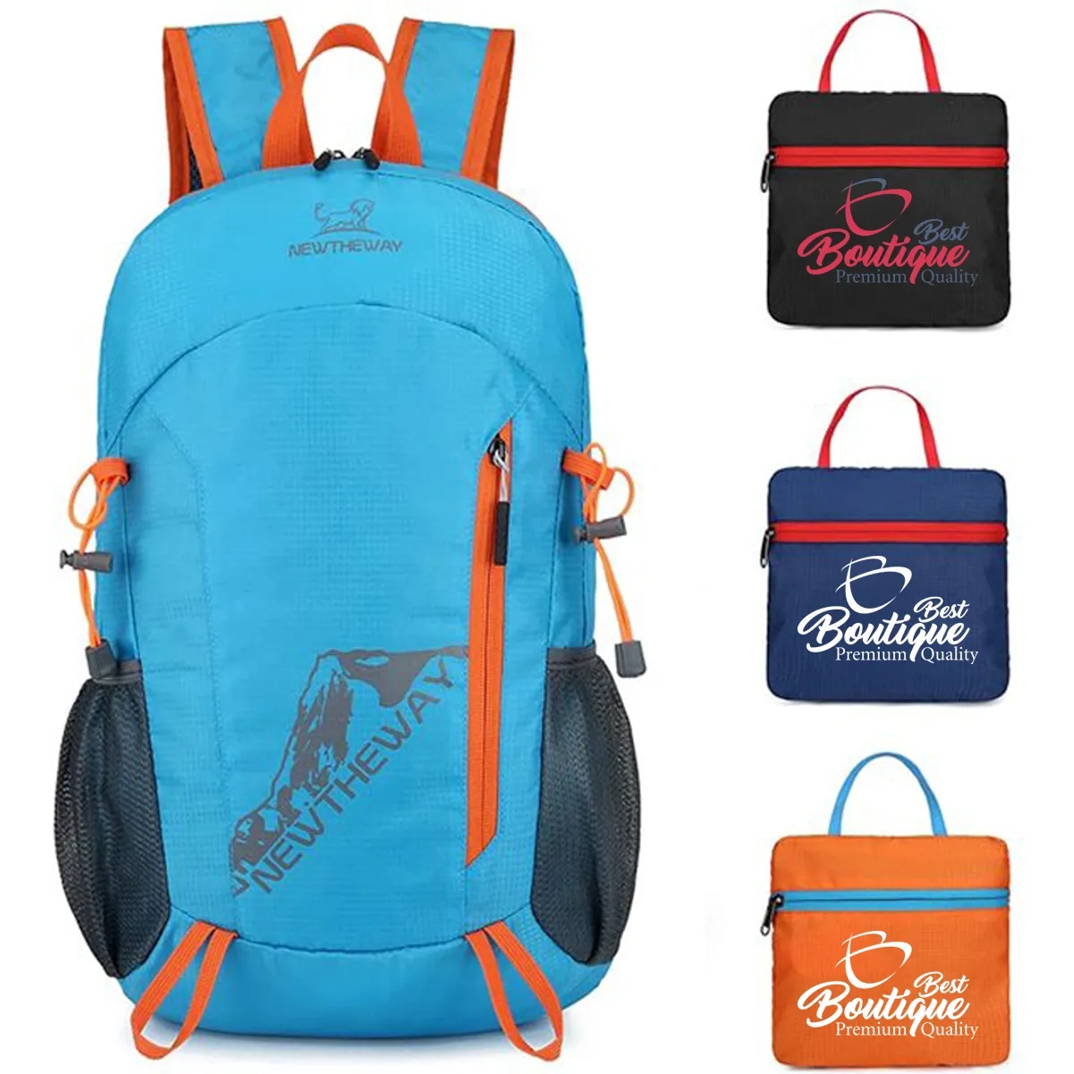 Foldable Waterproof Lightweight Hiking Travel Backpack 4