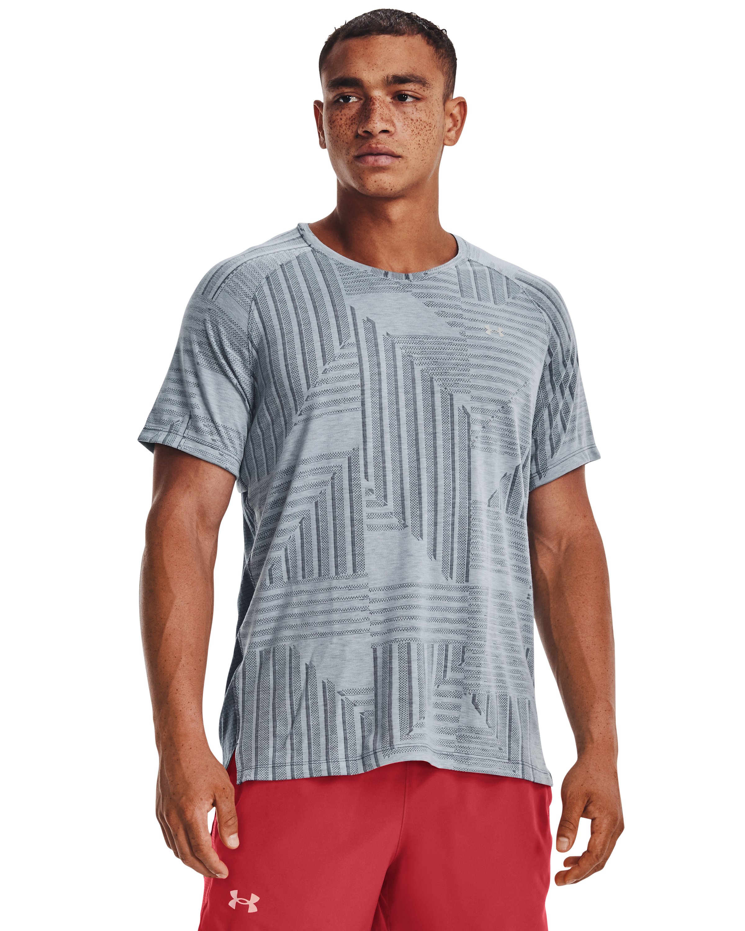 Men's UA Streaker Deco Diamond Short Sleeve  8