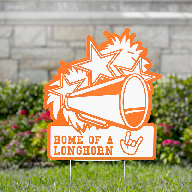 Cheerleader Mega Phone Yard Signs 1