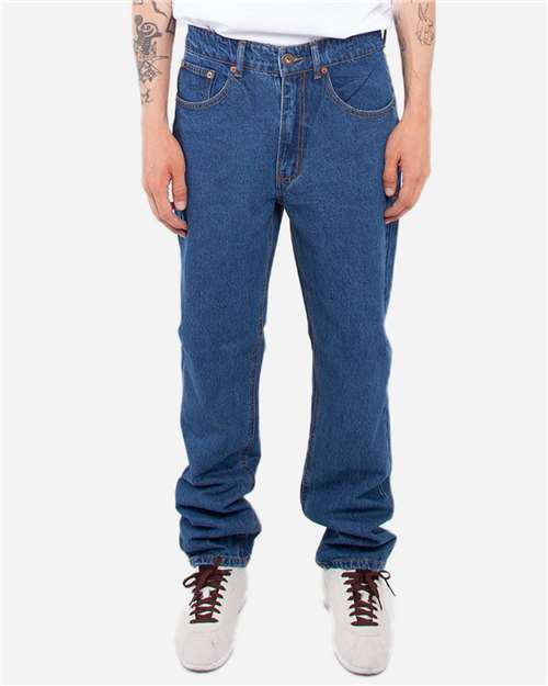 Unisex Denim Straight-Leg Jeans - SHRDJ 8