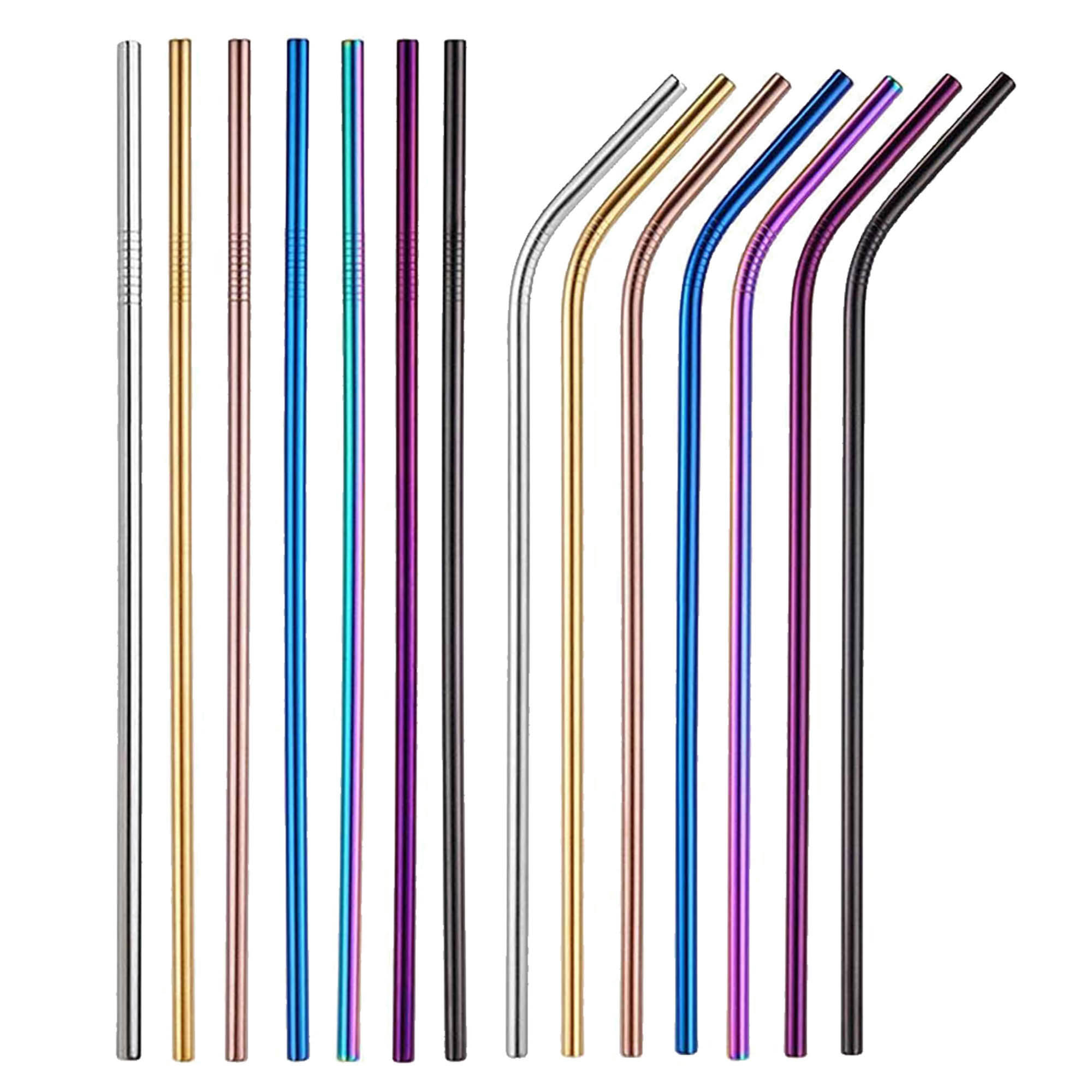 Stainless Steel Straw 6MM x 215MM - Colour 11