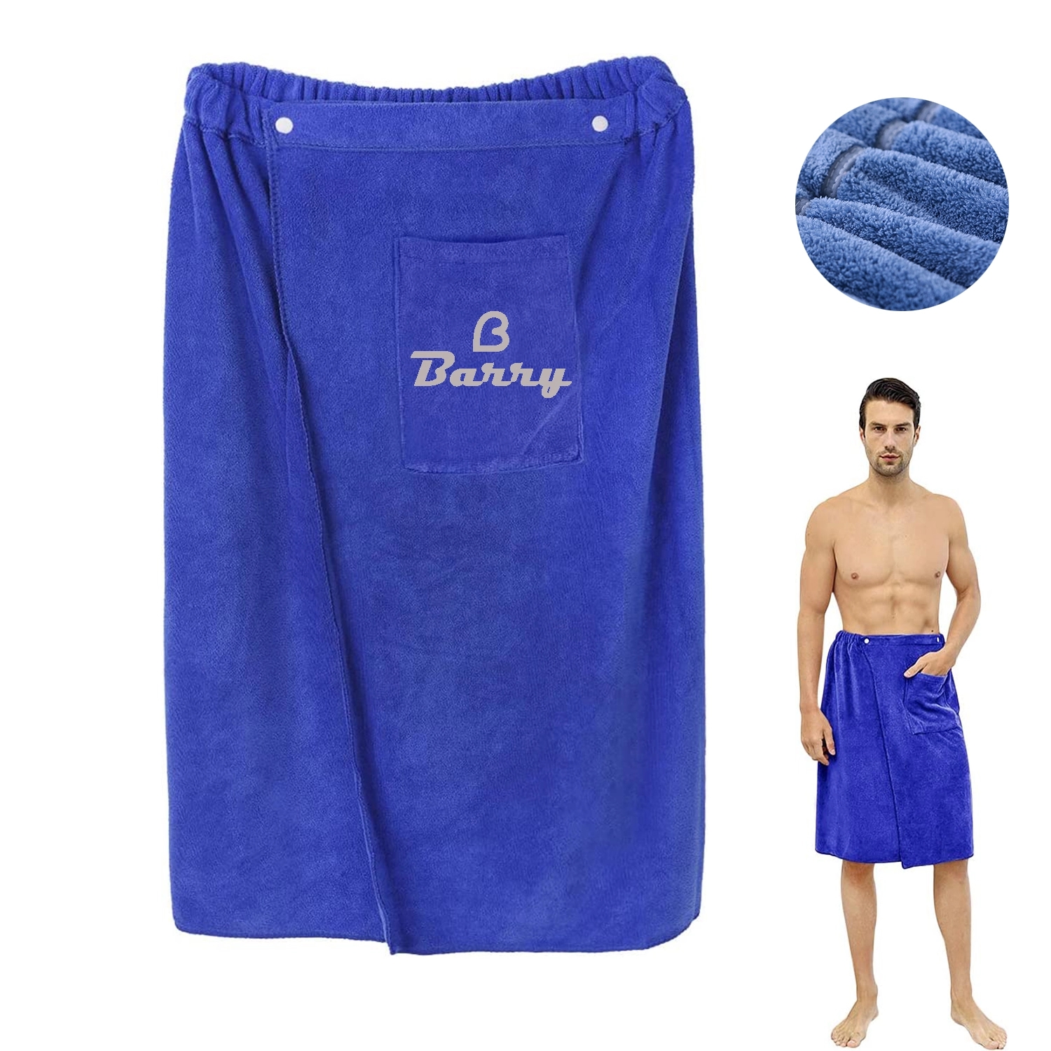 Man Wearable Shower Skirt 2
