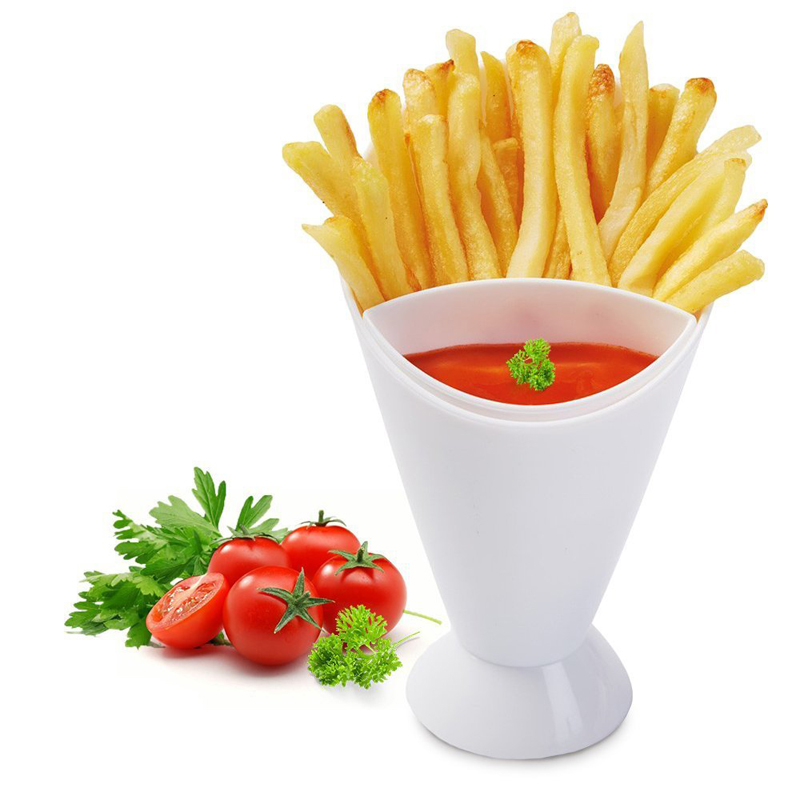 Kitchen Potato Tool Tableware French Fry Cone with Remove 2