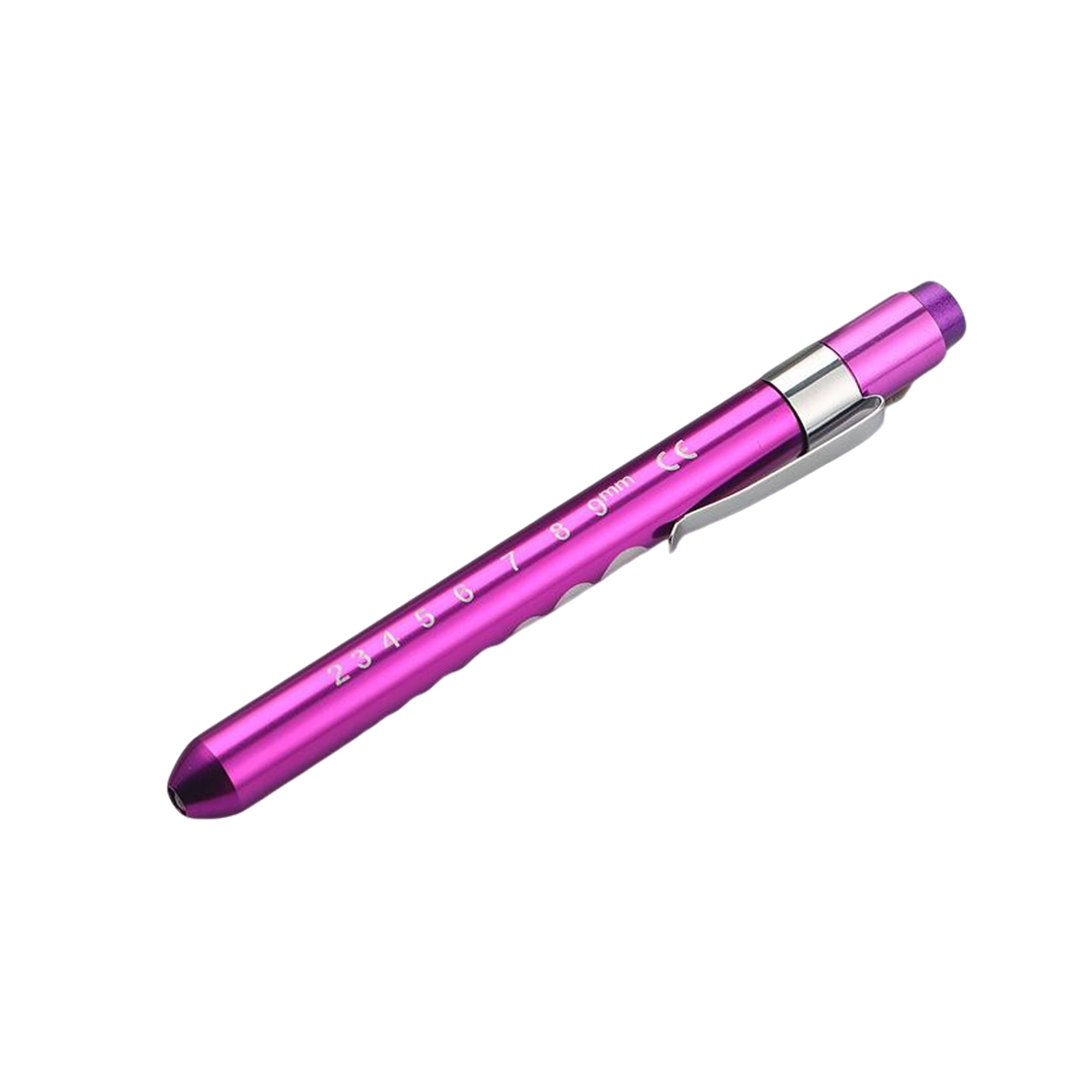 Aluminum Alloy Medical Penlight With Pupil Gauge 10