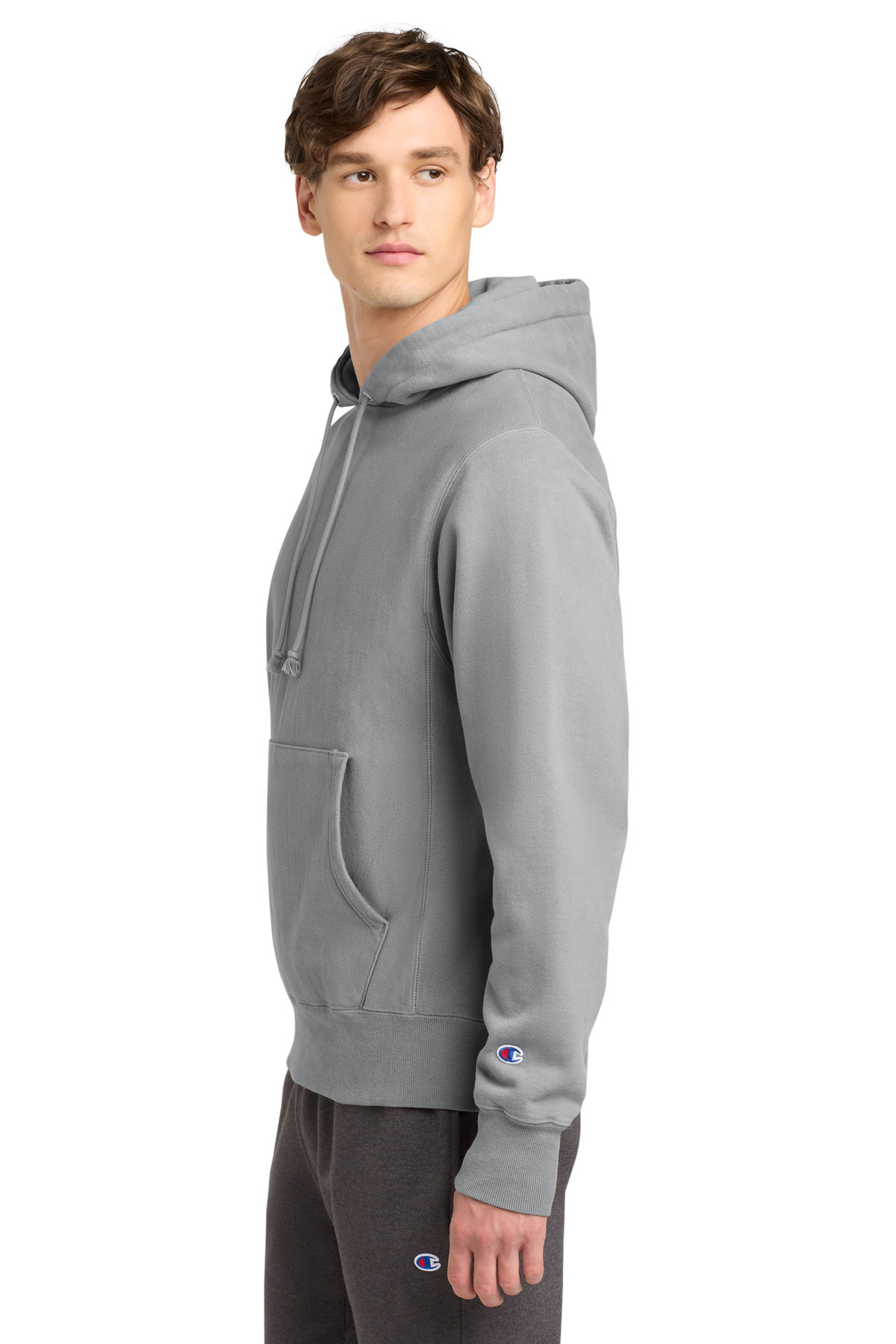 Champion Reverse Weave Garment-Dyed Hooded Sweatshirt. GDS101 39