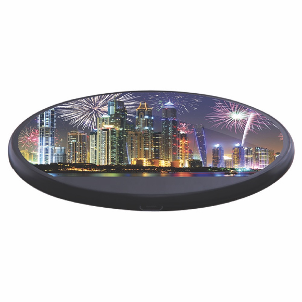 Logo Bright "Glass" Fast Speed Wireless Charger 2