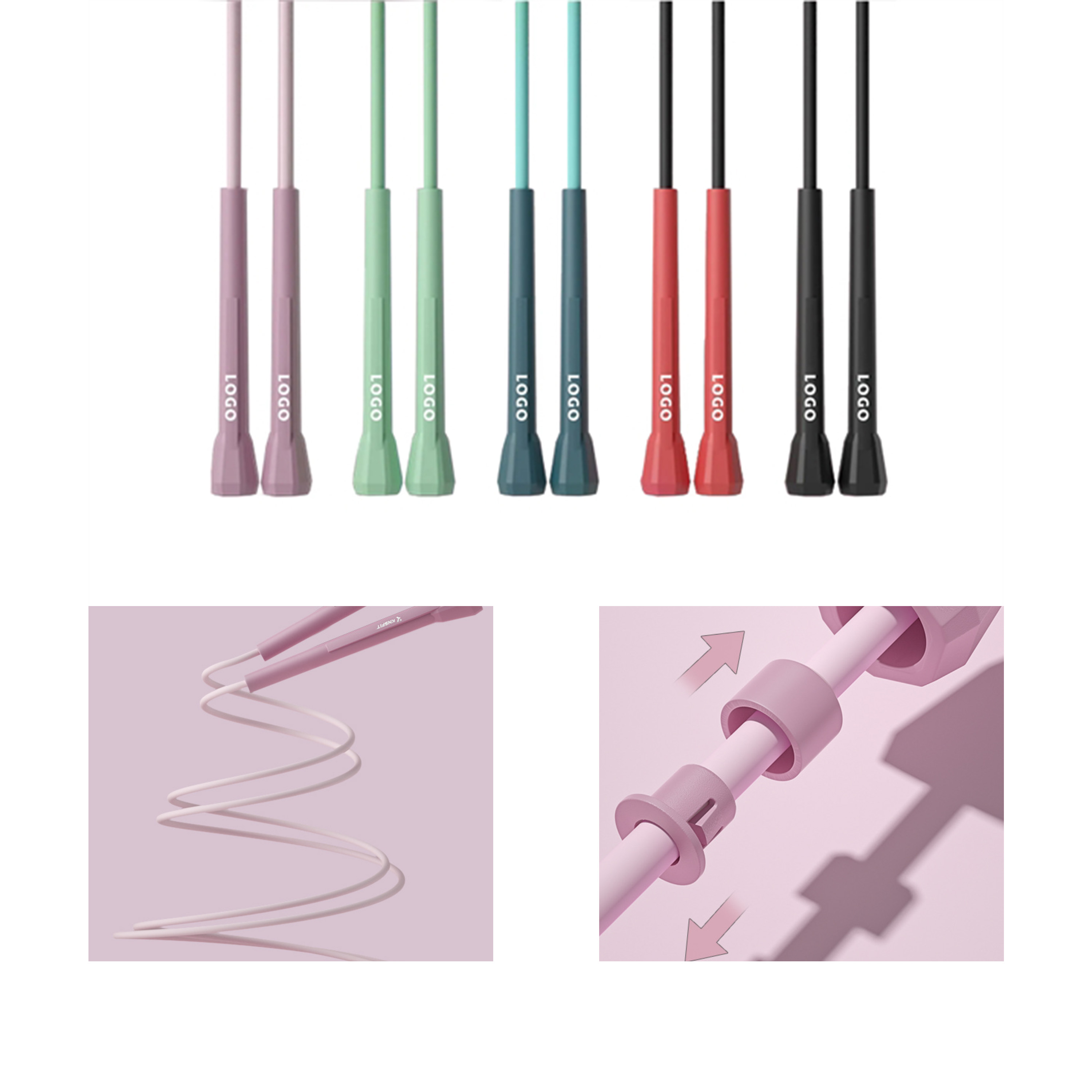 Versatile Adjustable - Length Training Jump Rope 2
