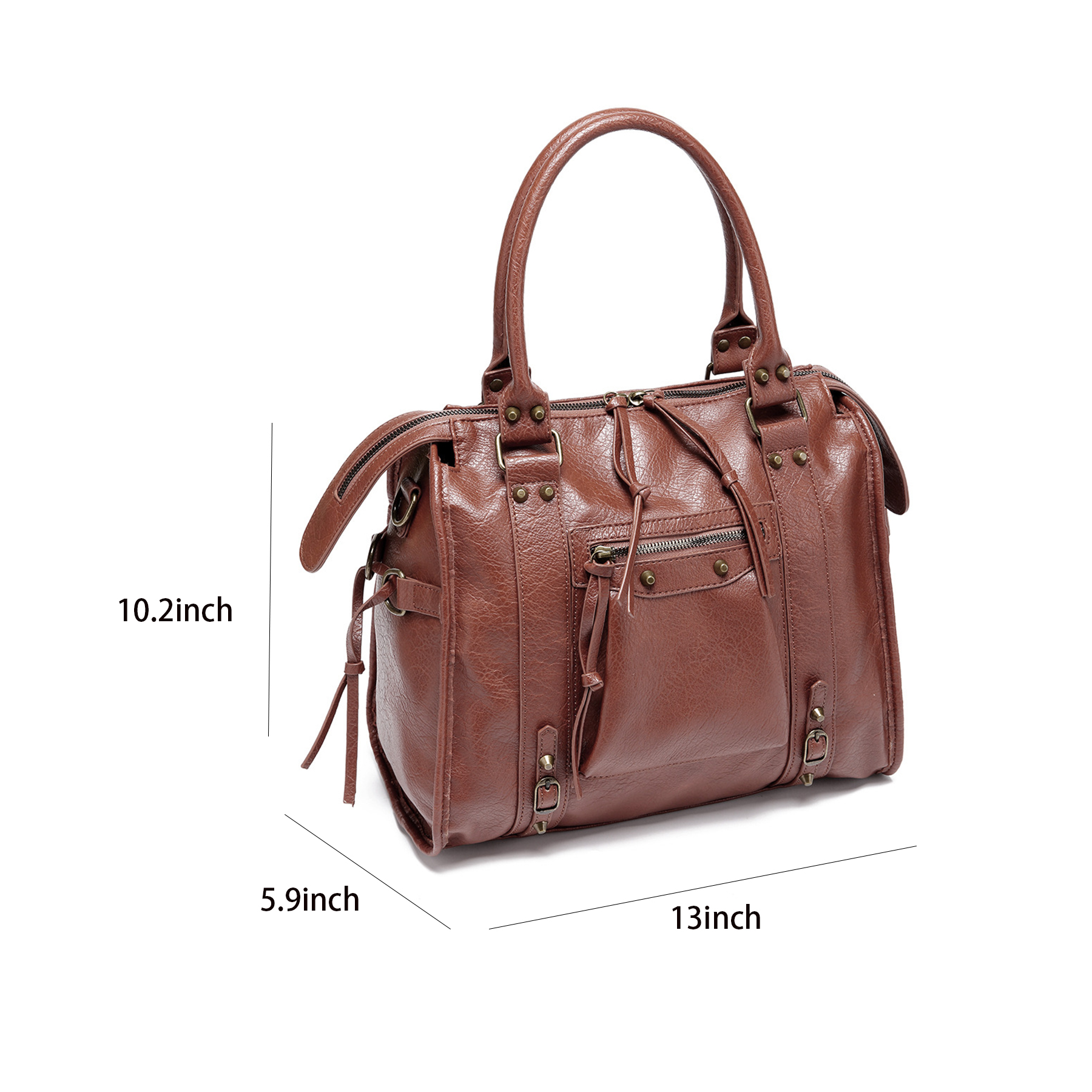 Large Hobo Tote bag Soft Faux Leather Braided 4