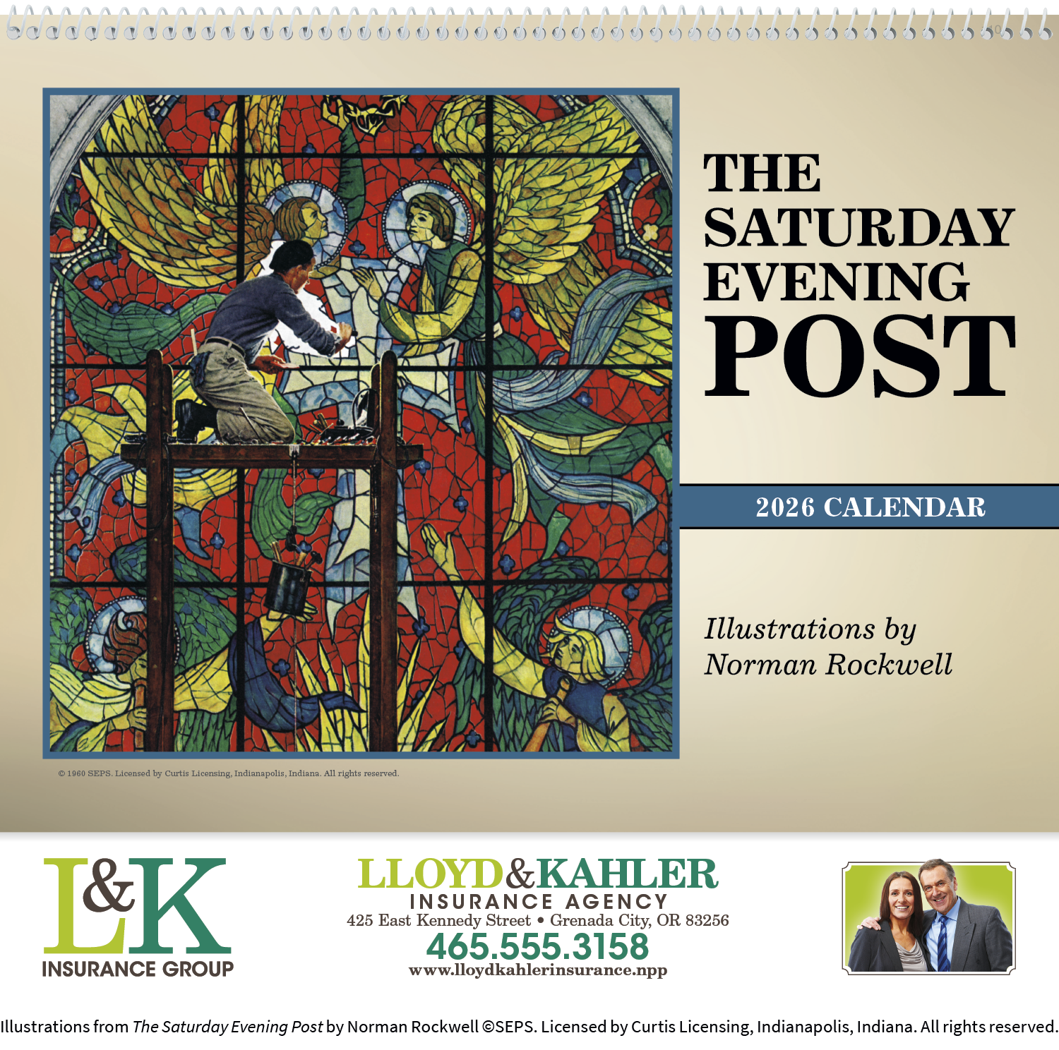 Triumph® Calendars The Saturday Evening Post Illustrations by Norman Rockwell Calendar 32