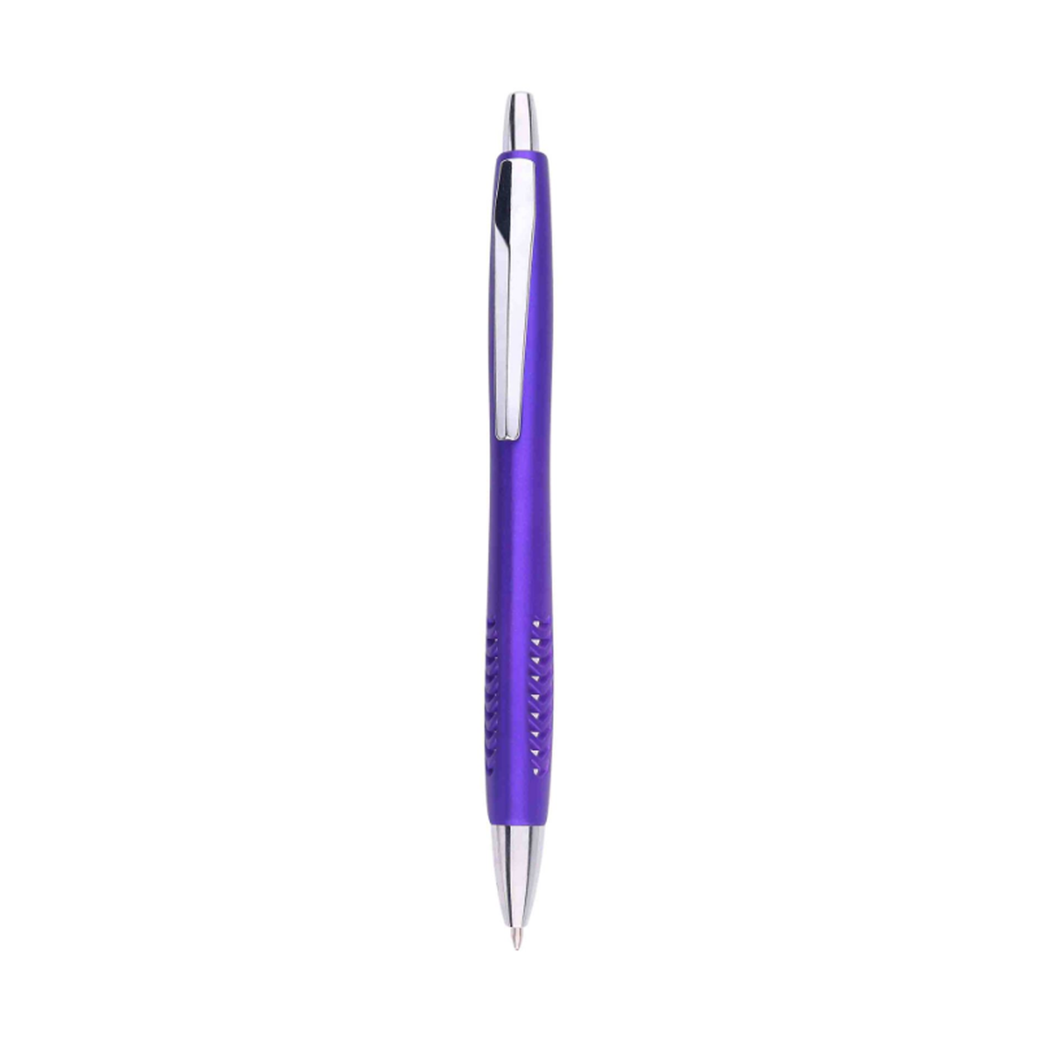Metallic Color Retractable Plastic Ballpoint Pen 11