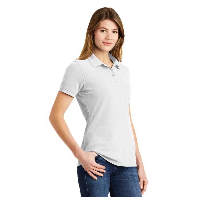 Port & Company Ladies Combed Ring Spun Pique Polo. 20