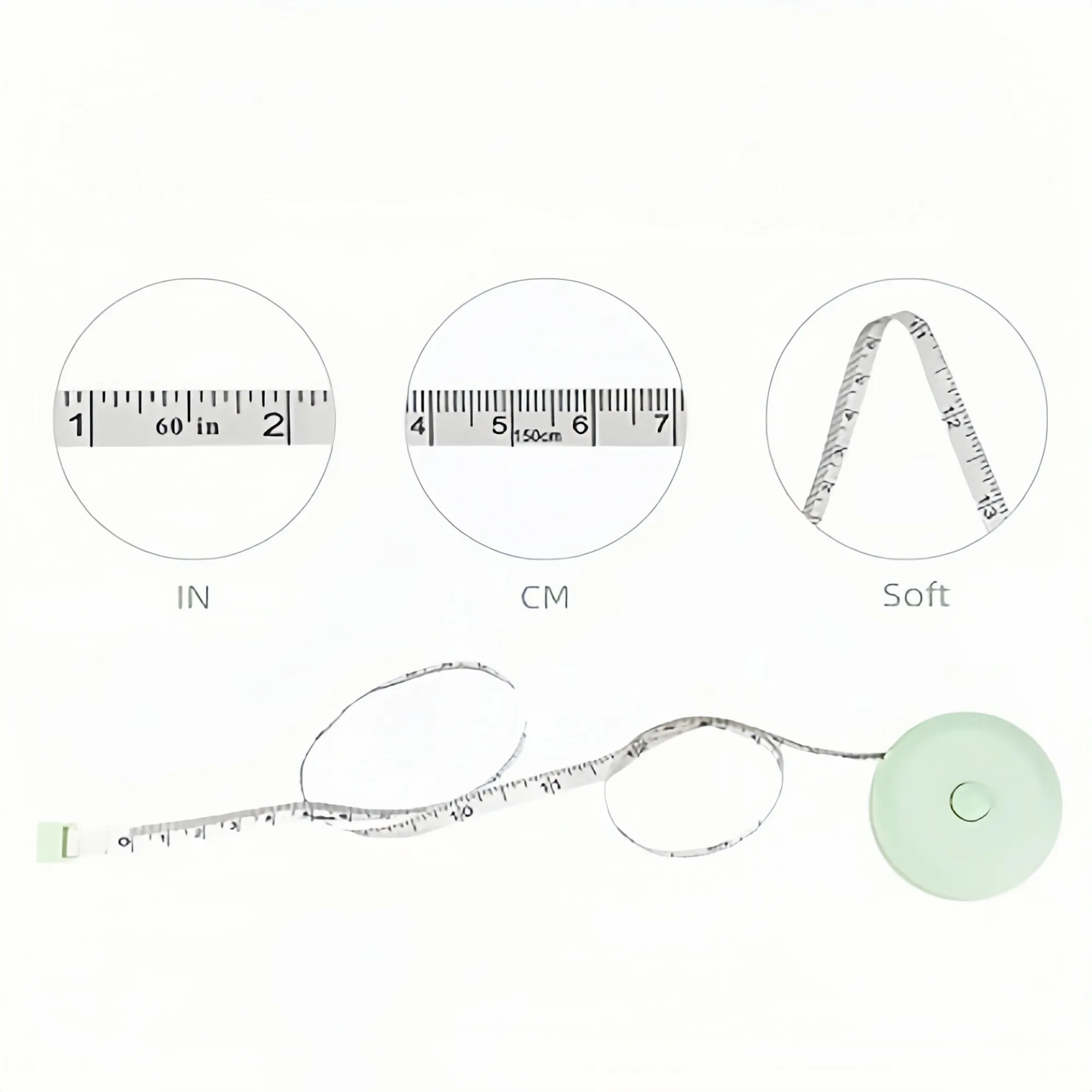 Portable Retractable Fabric Measuring Ruler For Crafting 2