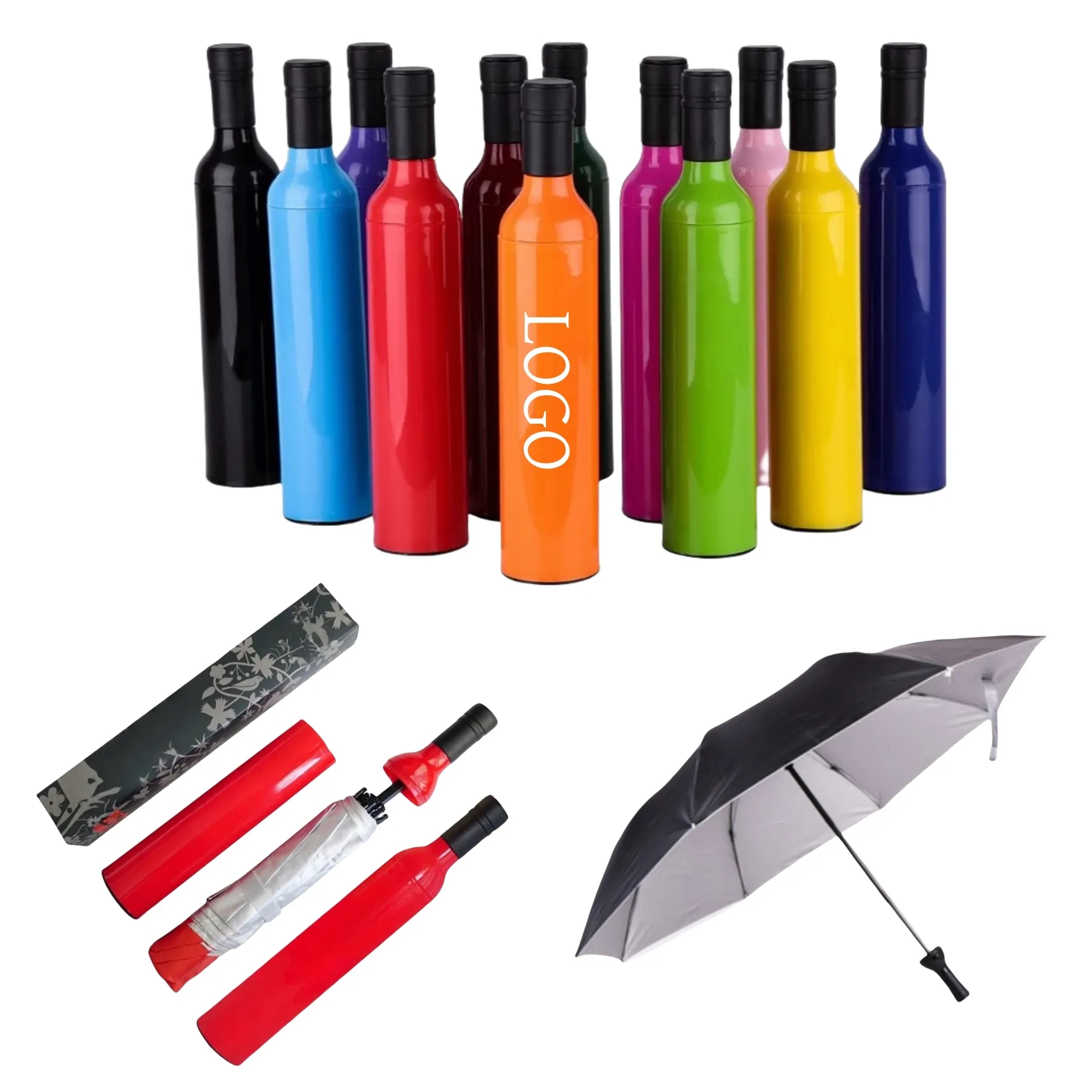 Wine Bottle Umbrella For Sunny And Rainy Days 4