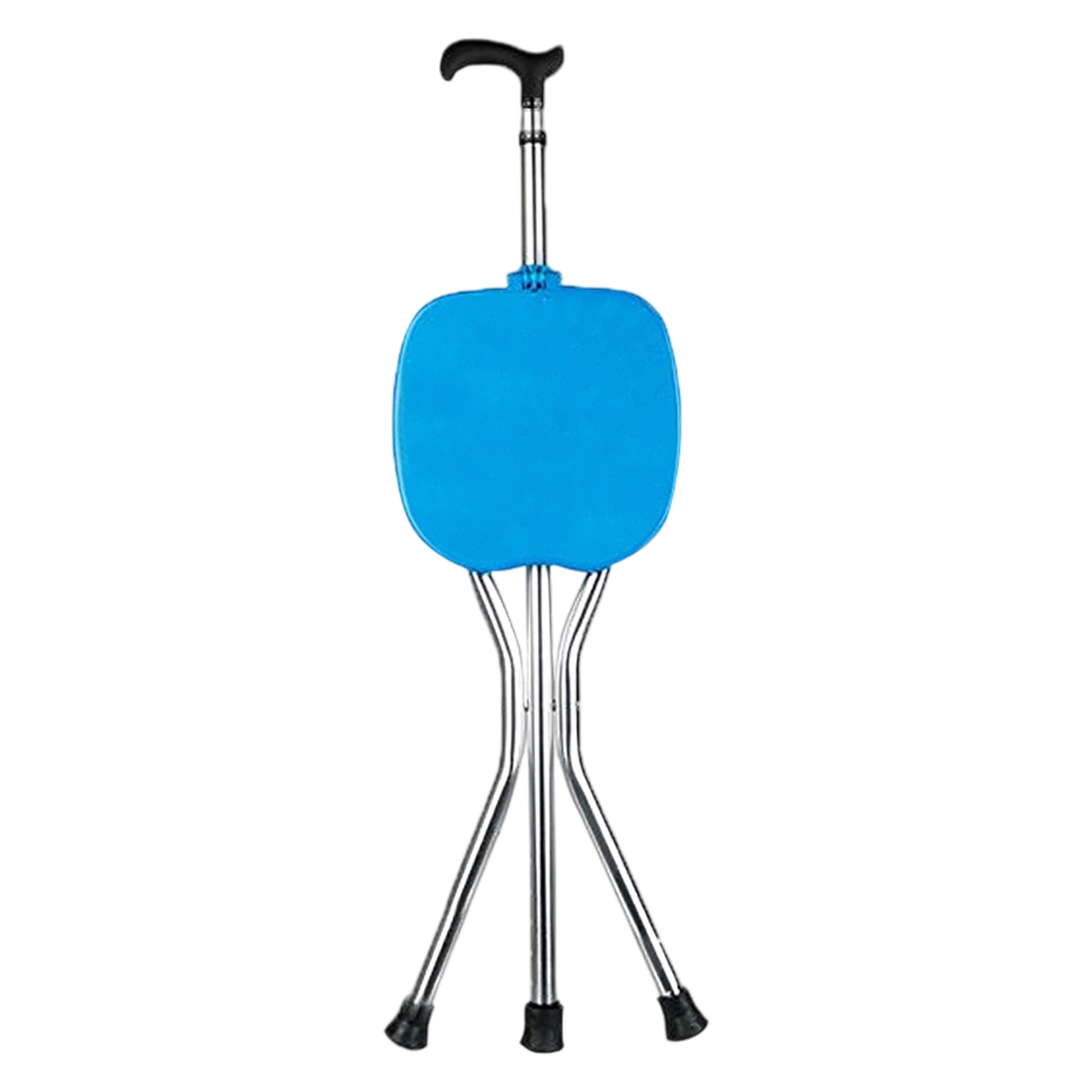 Aluminum Folding Crutch Chair With Three Leg Support 9.1" Length x 35.5" Height 4