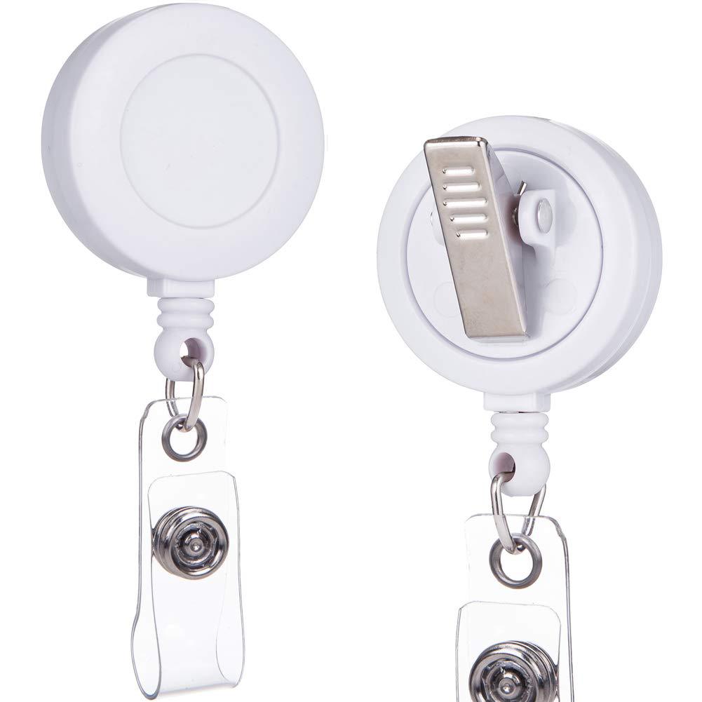 Telescopic Badge Reel with Alligator Clip 2