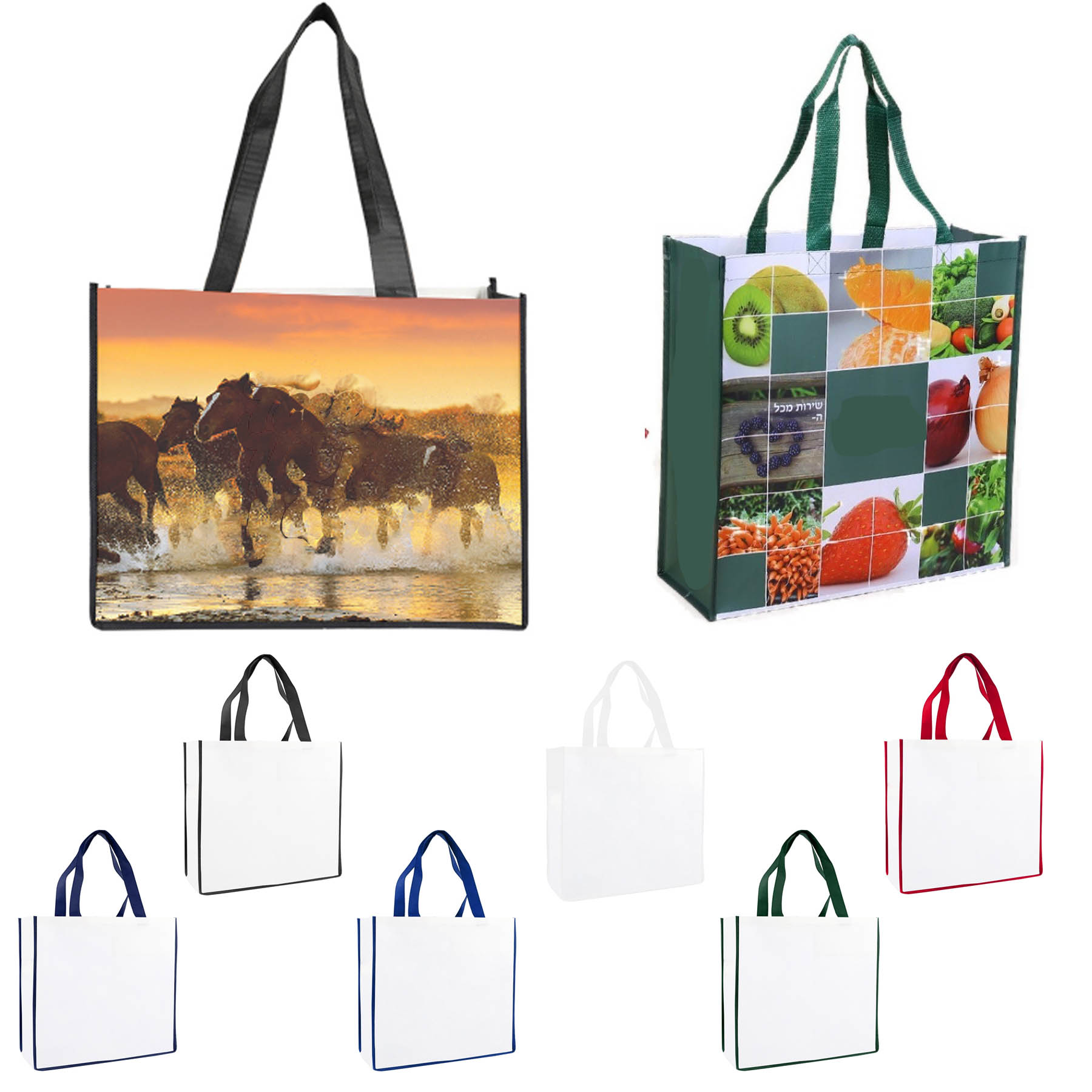 Non-woven Laminated Shopping Advertising Tote Bag 2