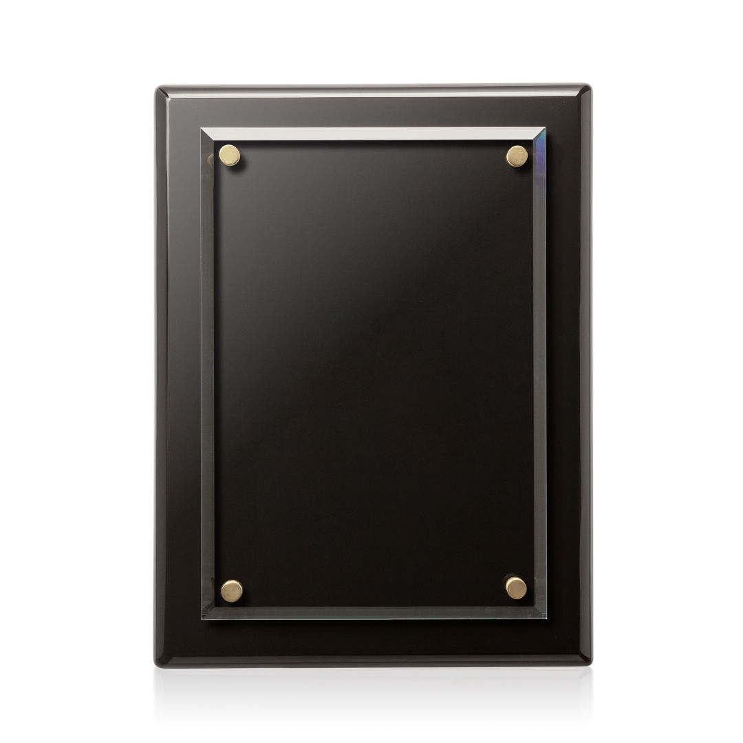 Caledon VividPrint™ Plaque - Black/Gold 1